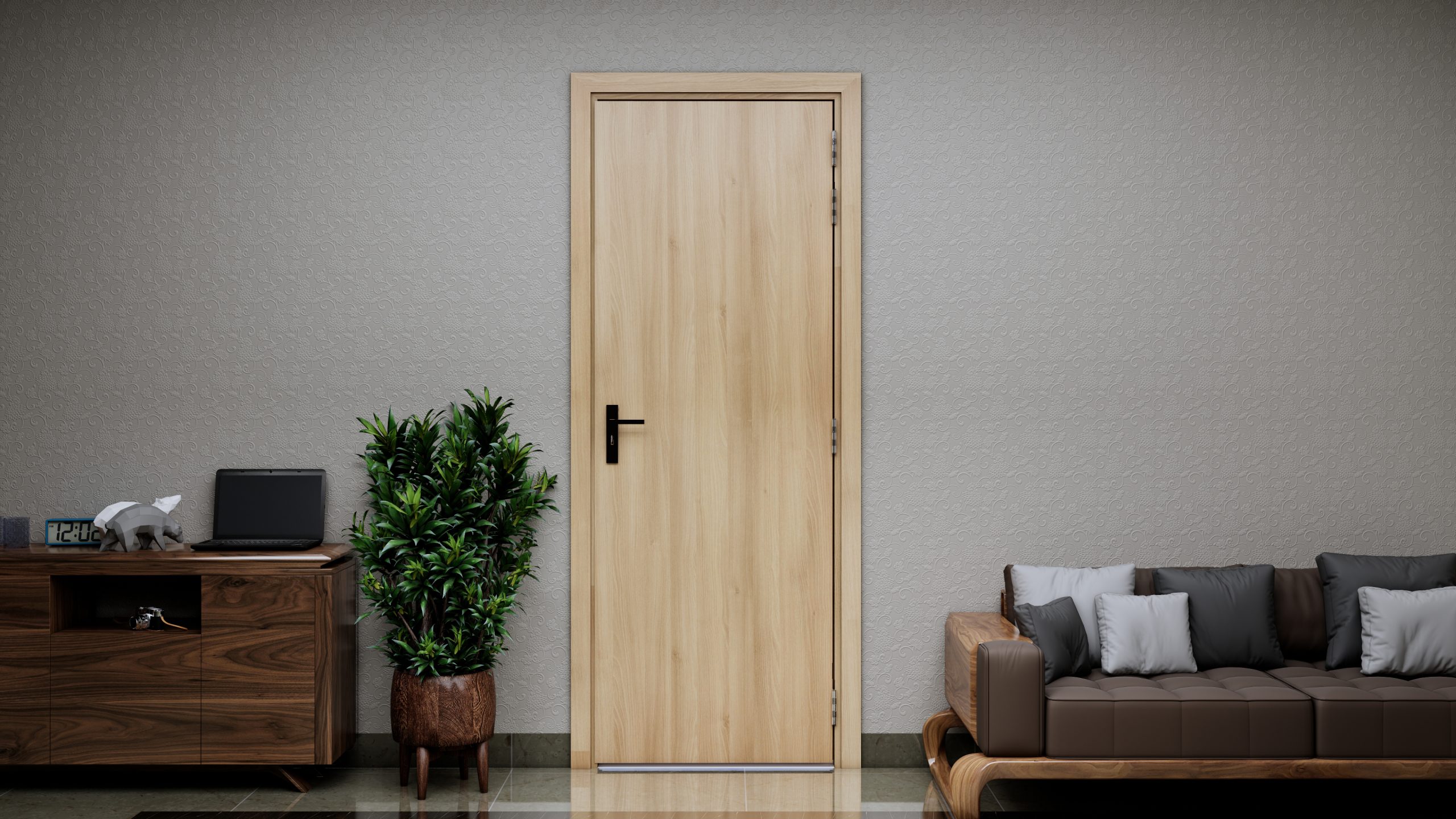 Cửa gỗ mdf Melamine
