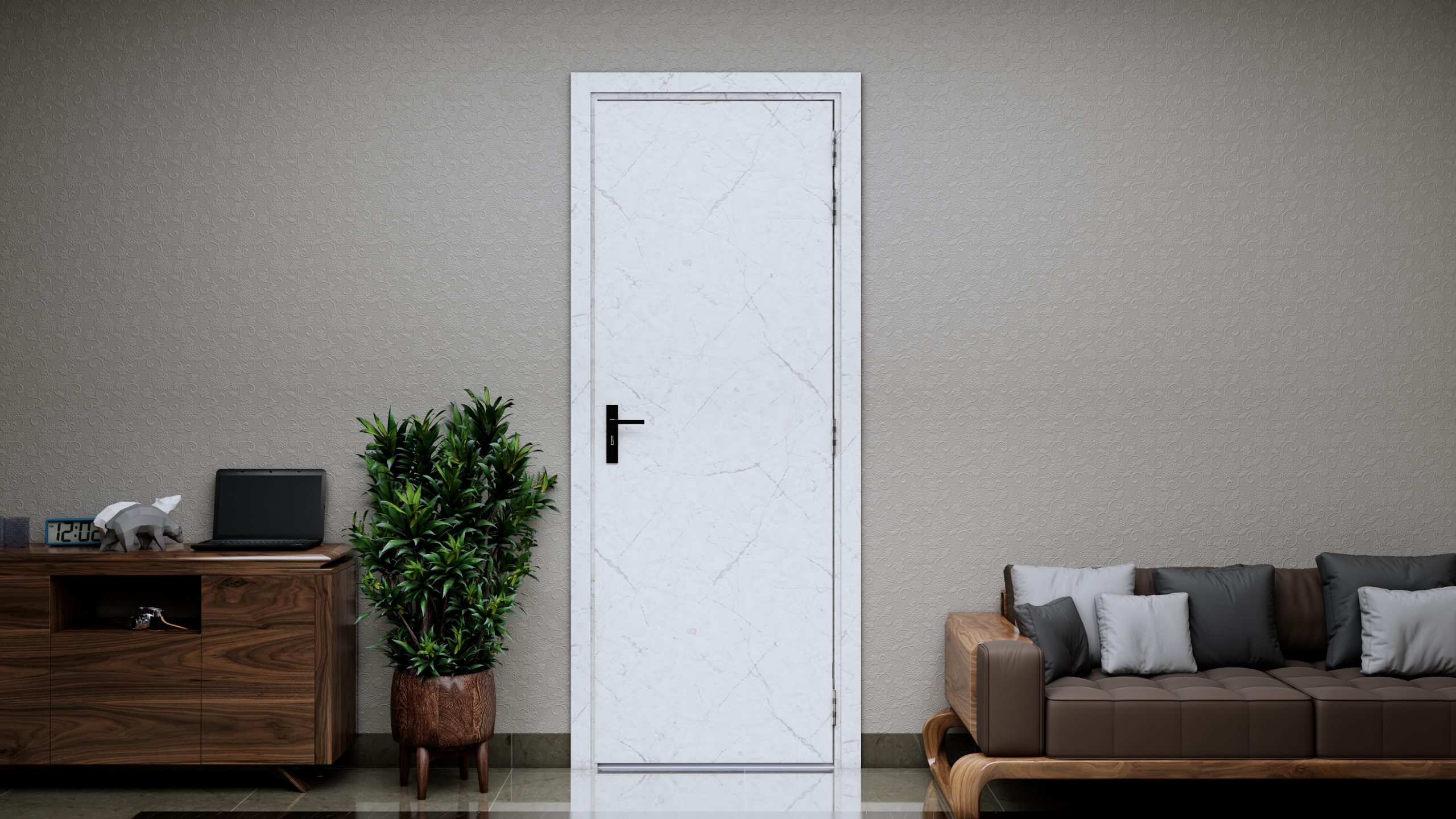Cửa gỗ mdf Melamine