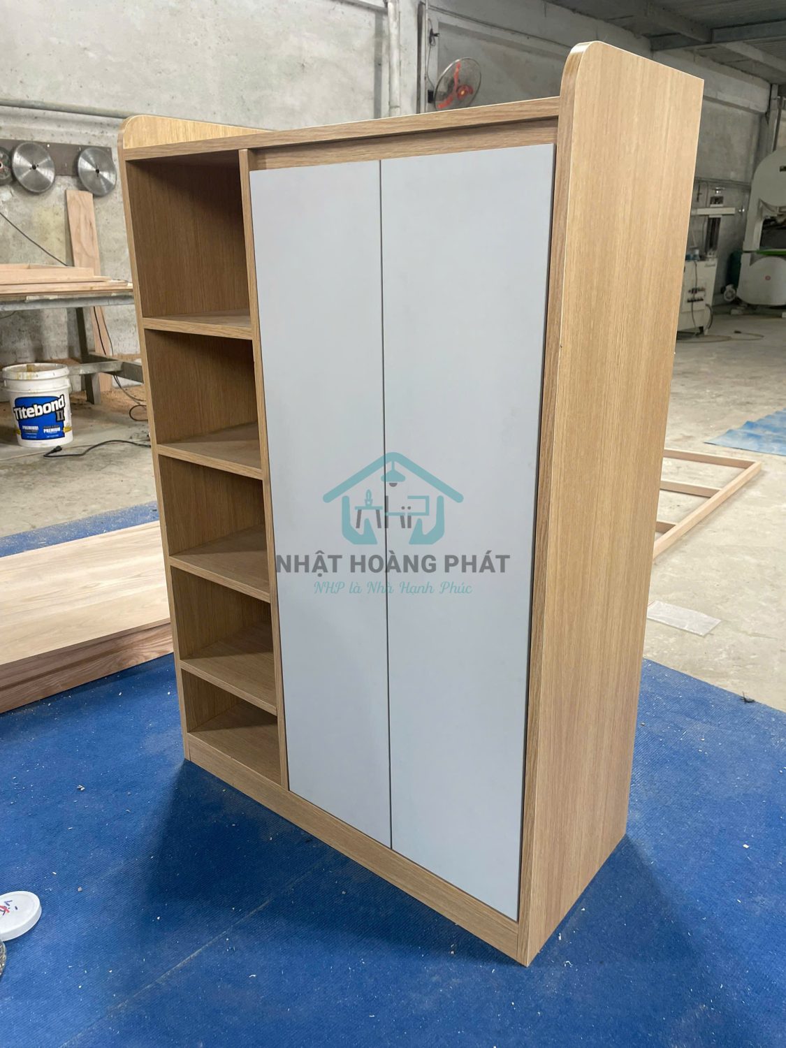 Tủ giày dép gỗ công nghiệp - MDF chống ẩm phủ Melamine