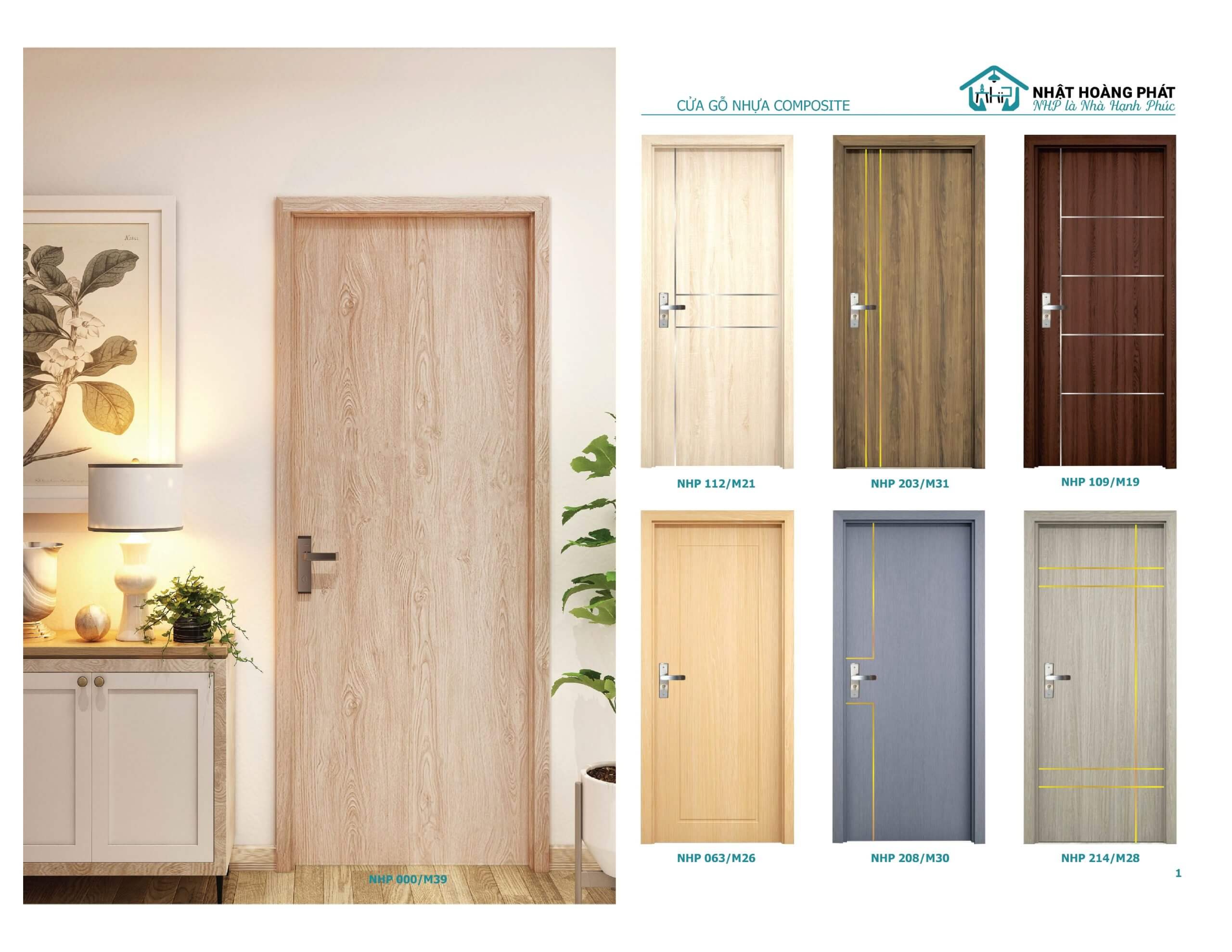 cửa nhựa gỗ composite