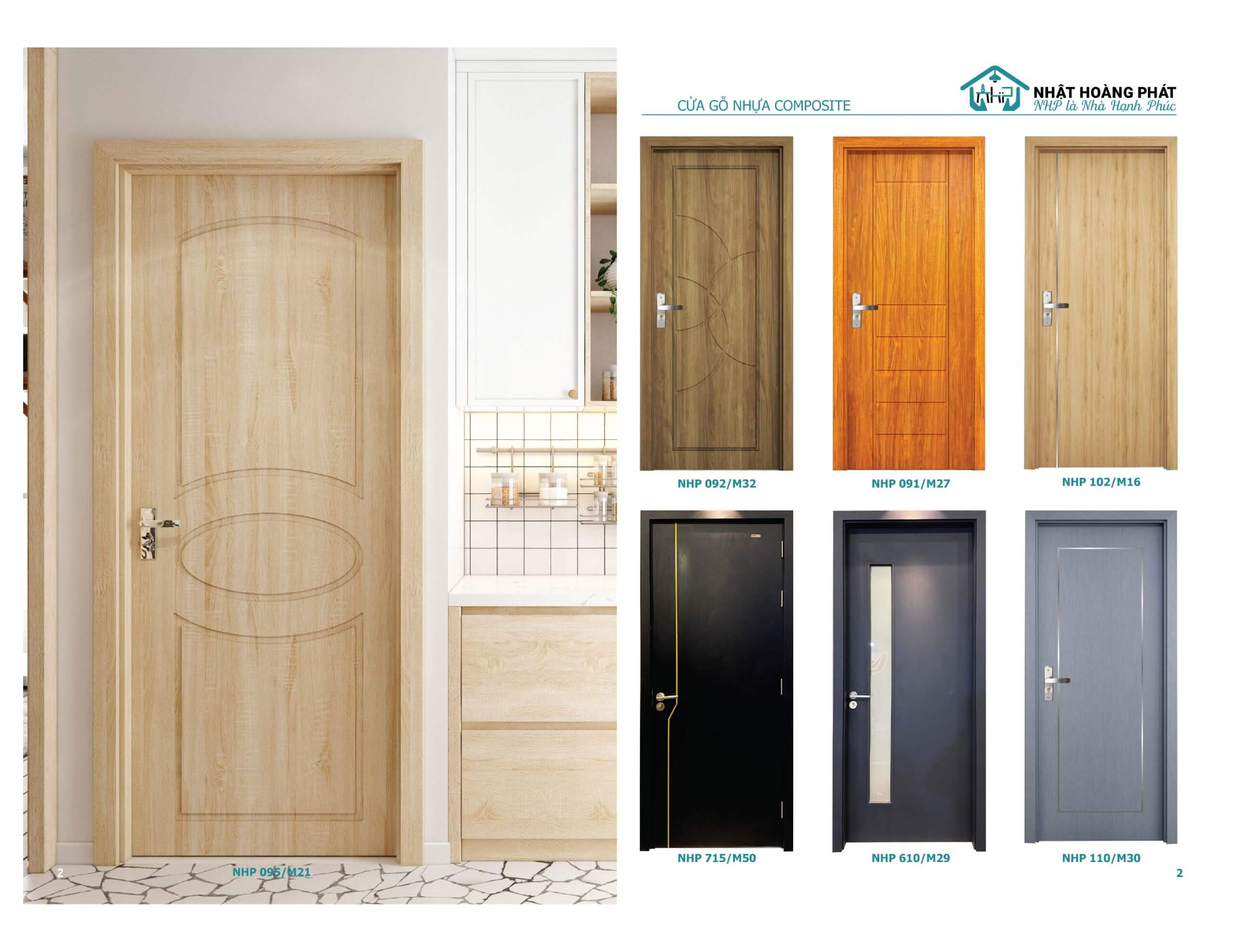 cửa nhựa gỗ composite