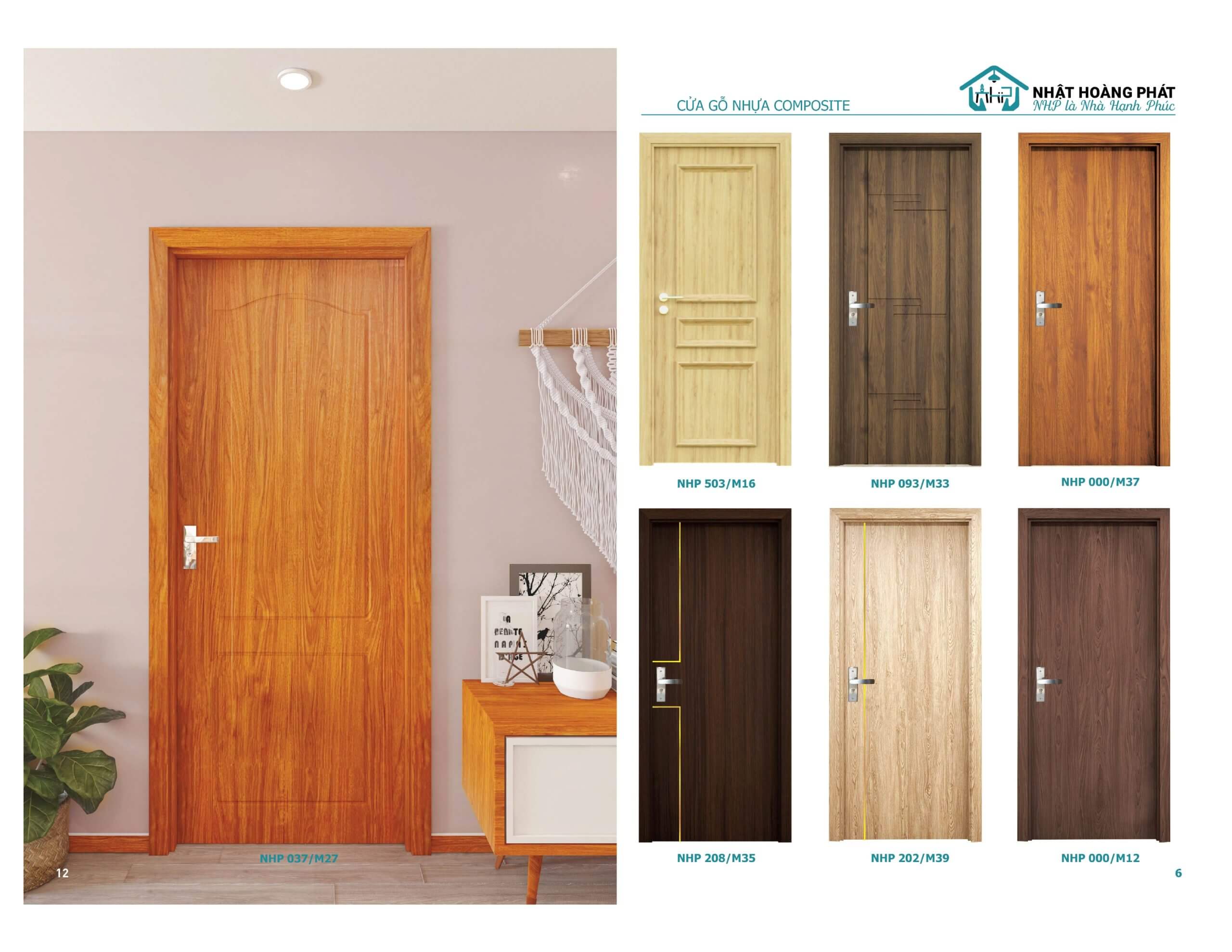 cửa nhựa gỗ composite