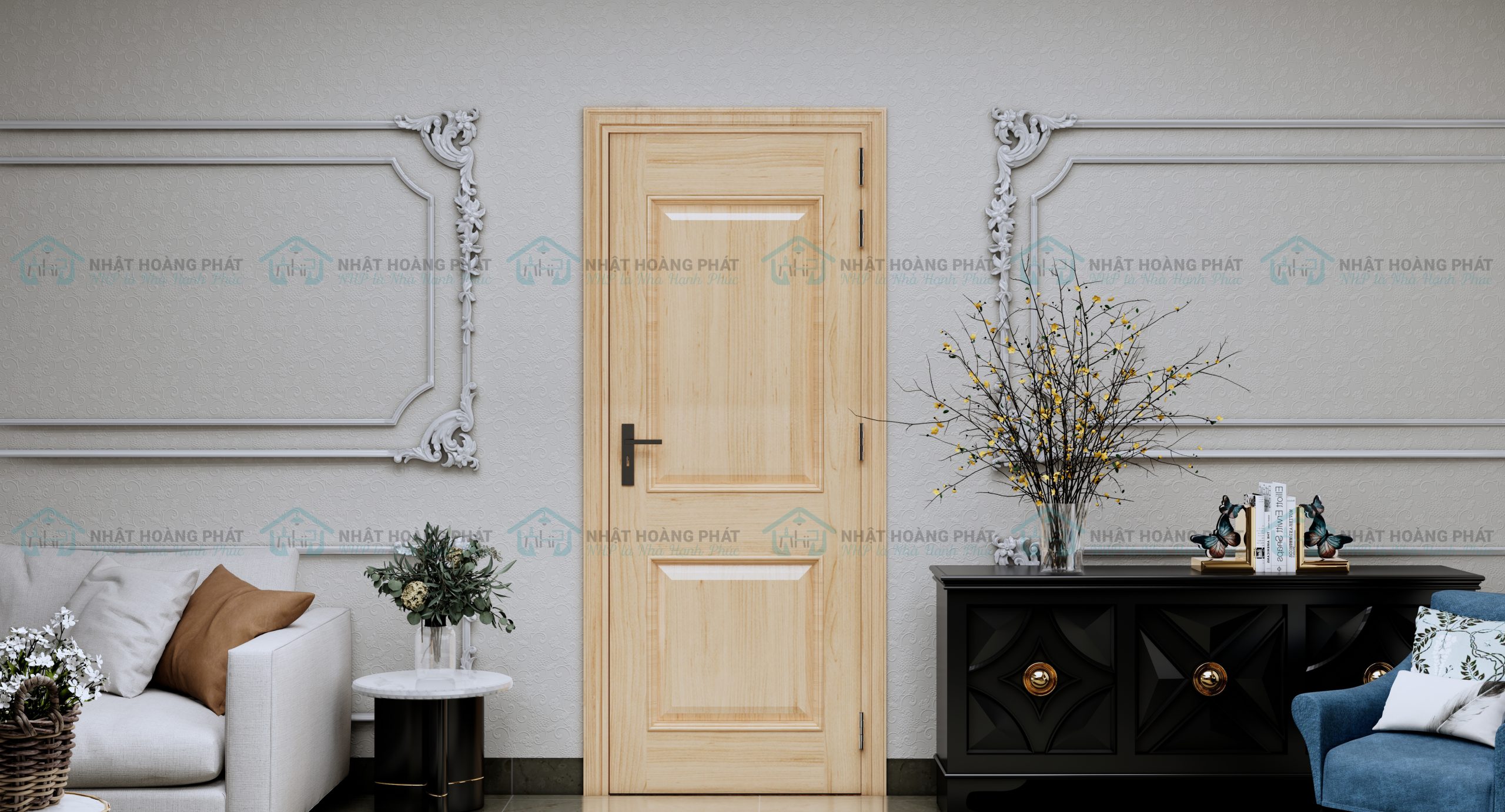cửa gỗ Beech