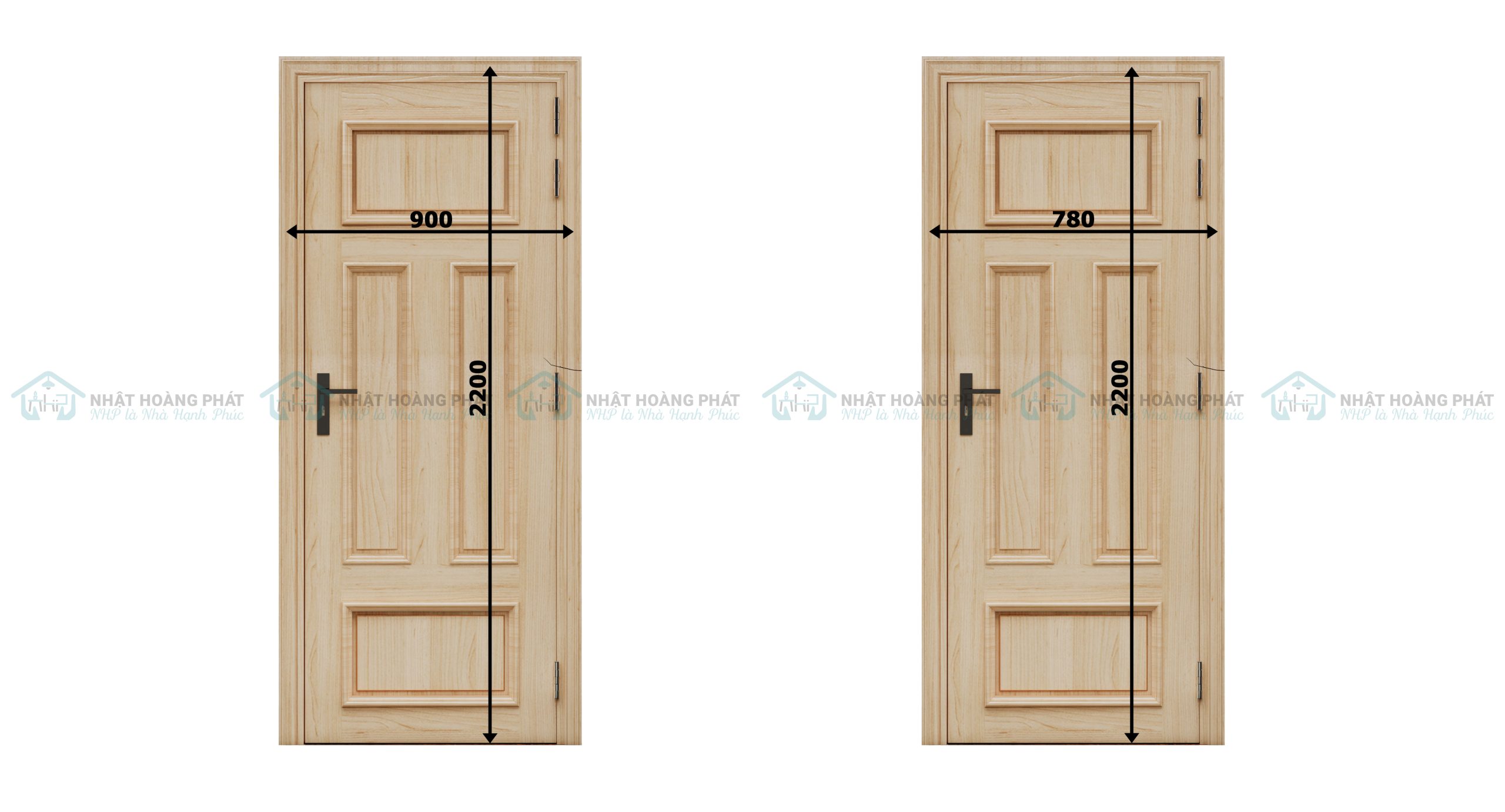 kích thước cửa gỗ Beech