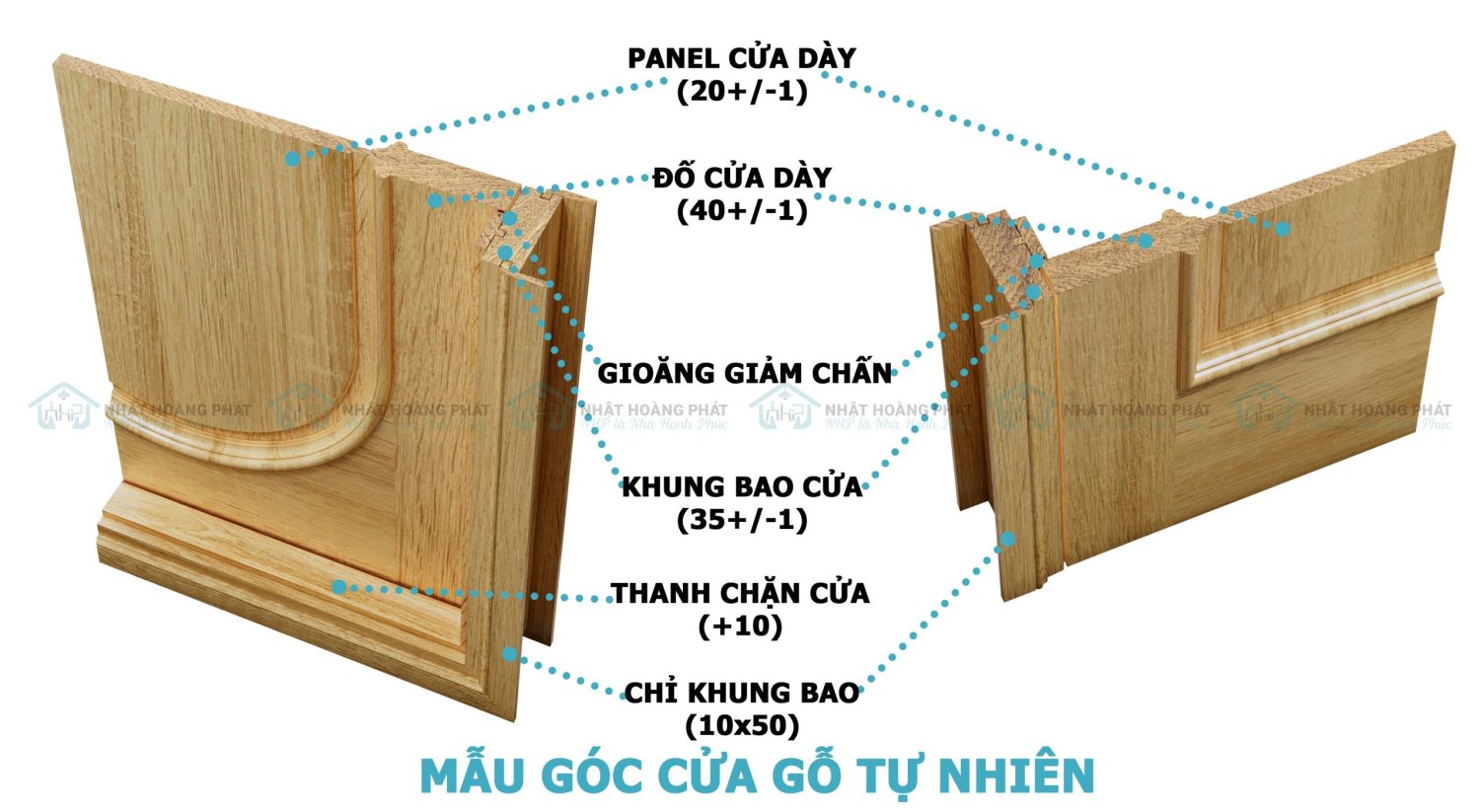 cửa gỗ sồi tự nhiên