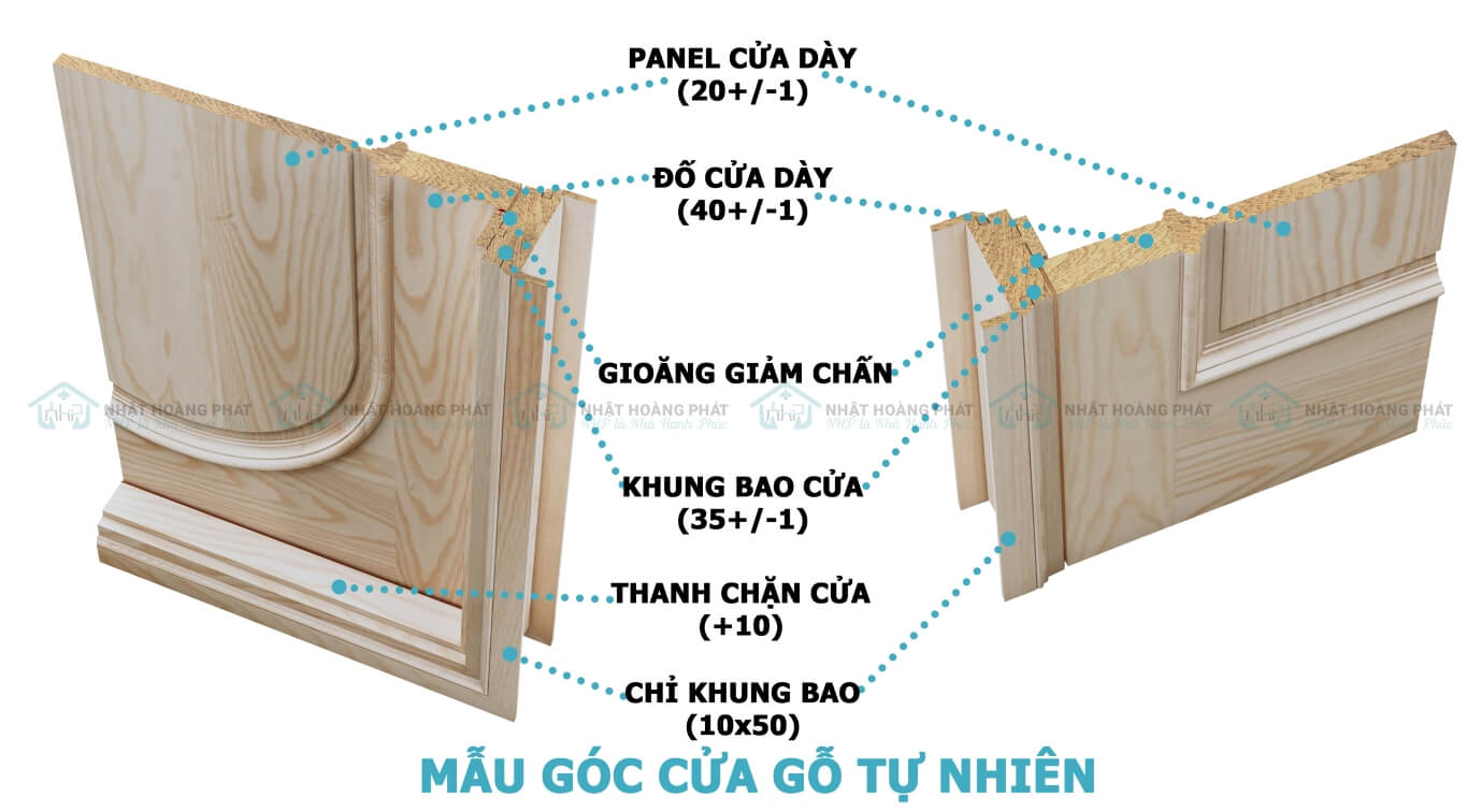 cửa gỗ tự nhiên ash