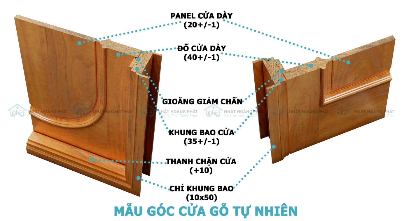 cửa gỗ gõ đỏ cao cấp