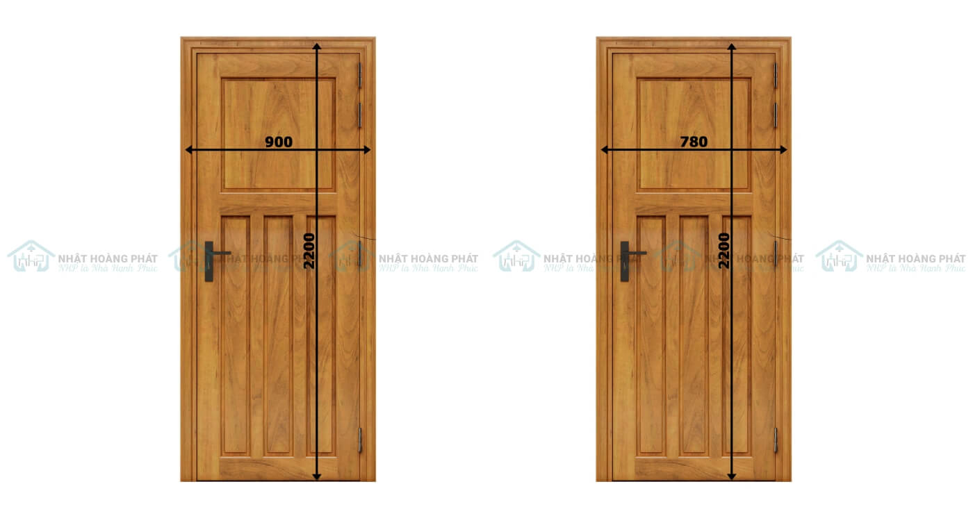 cửa gỗ gõ đỏ bền đẹp