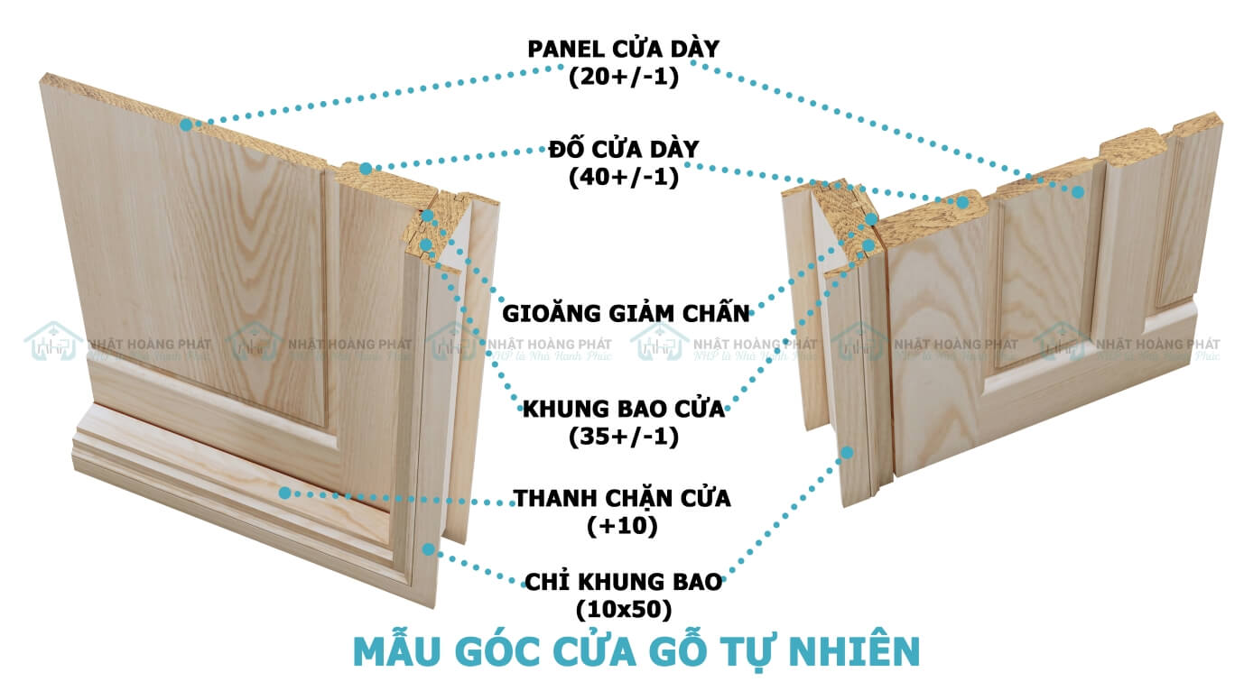 cửa gỗ ash tự nhiên