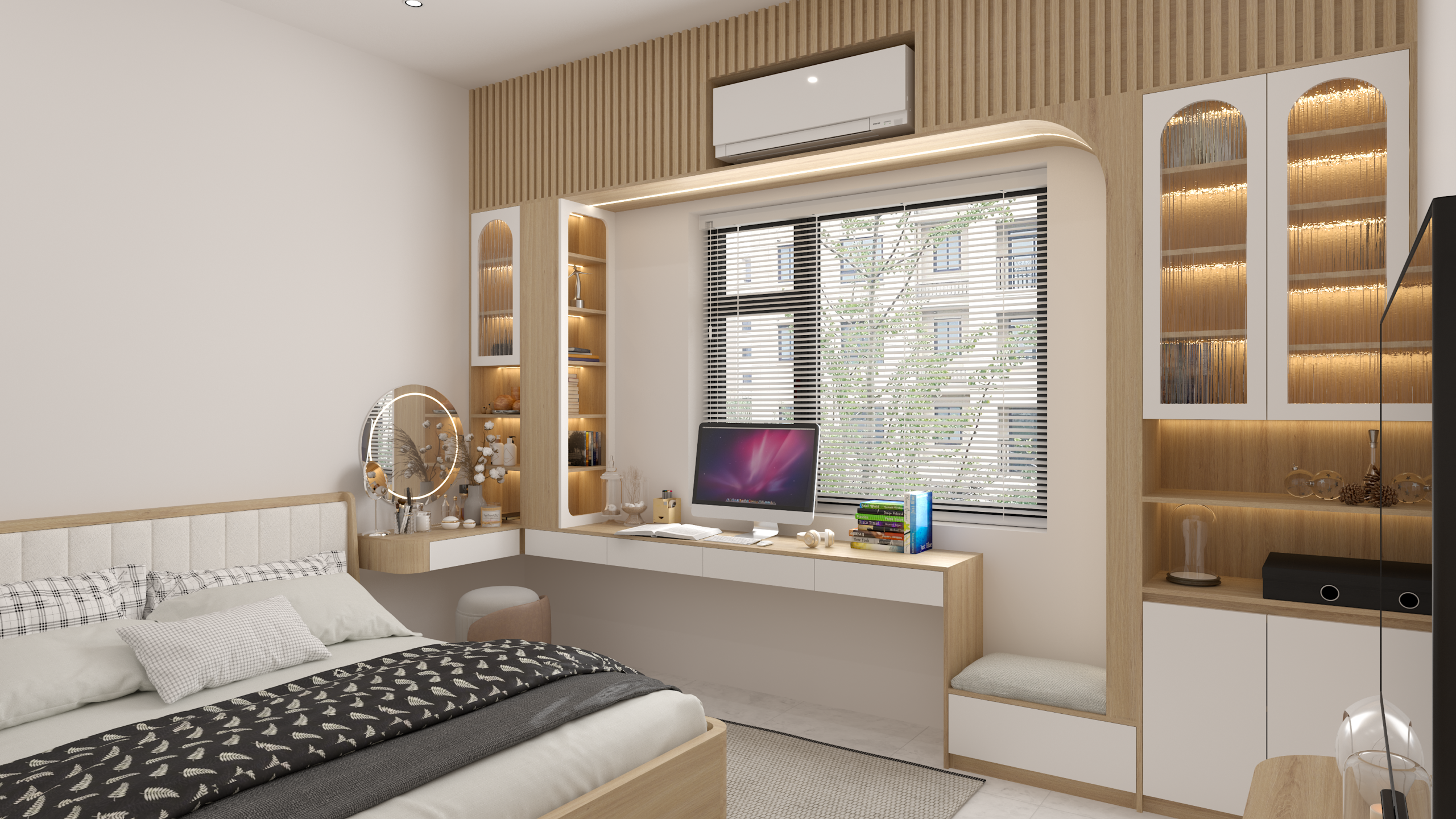 trang trí nội thất nhà đẹp-nội thất phòng ngủ