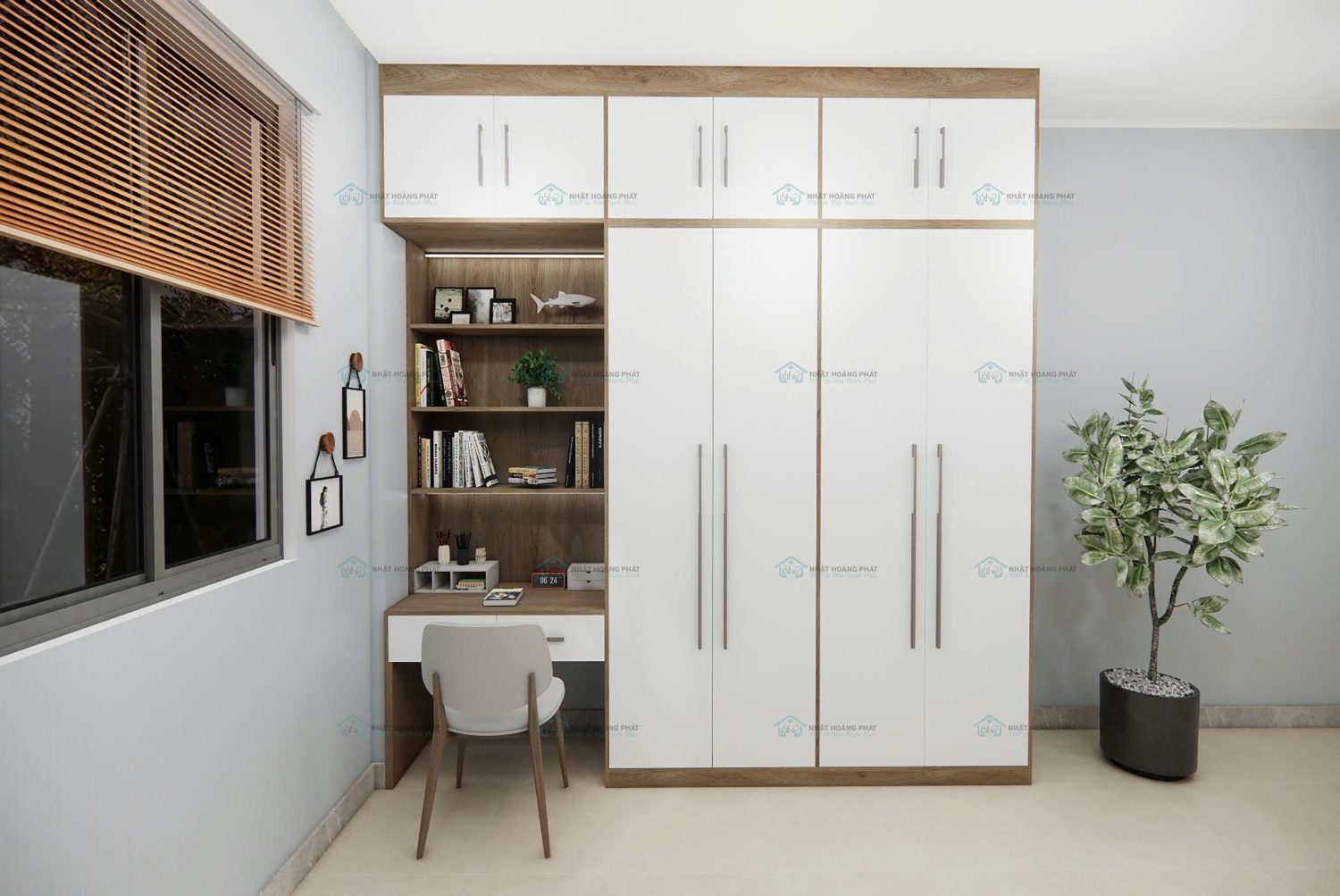 Tủ quần áo melamine