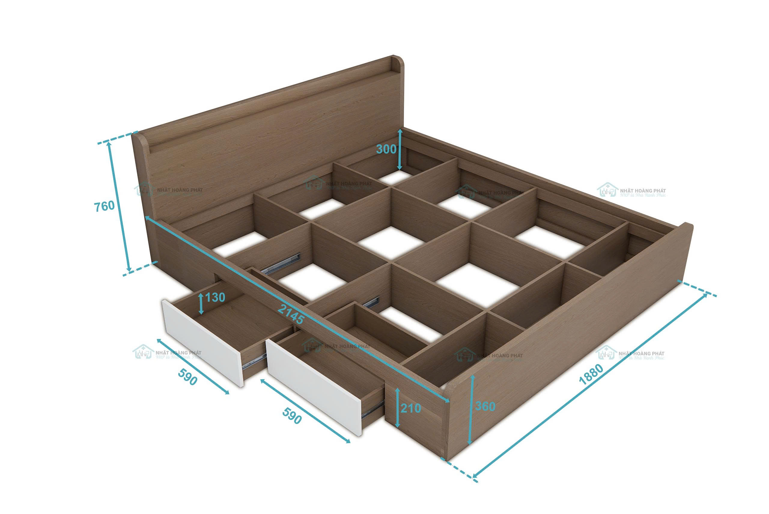 Cấu tạo thang giường MDF