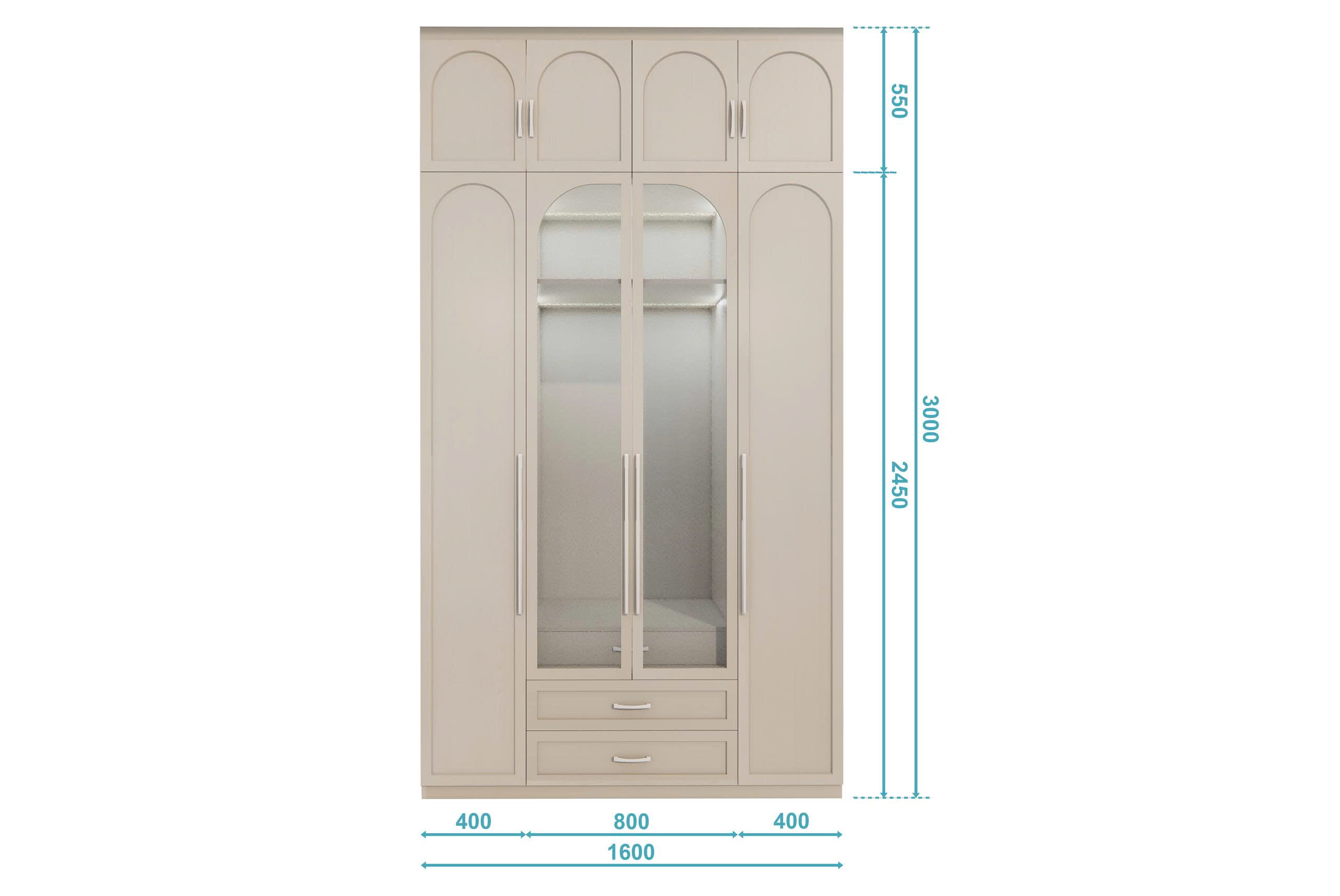 kích thước tủ quần áo