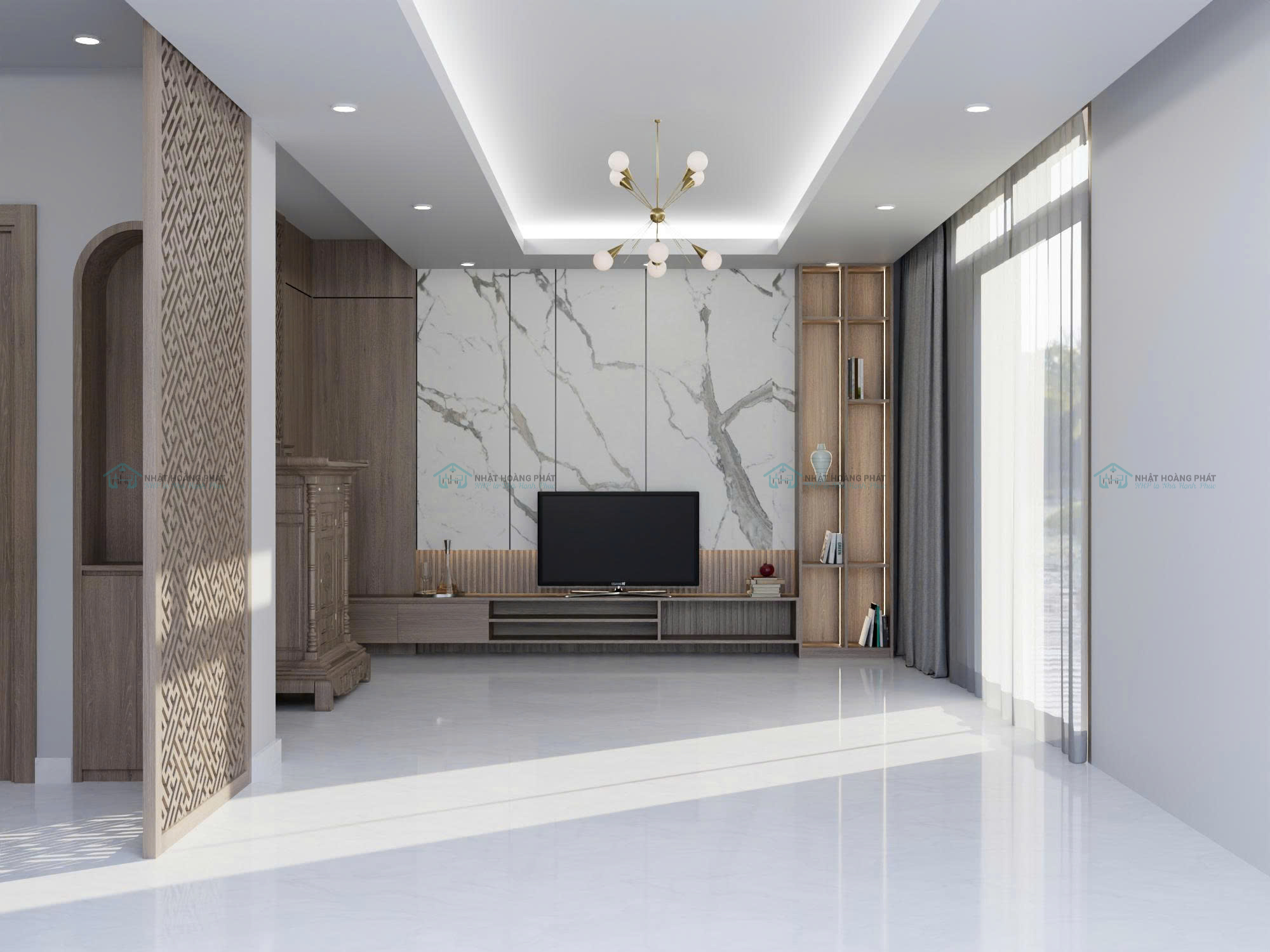 thiết kế nội thất nhà phố