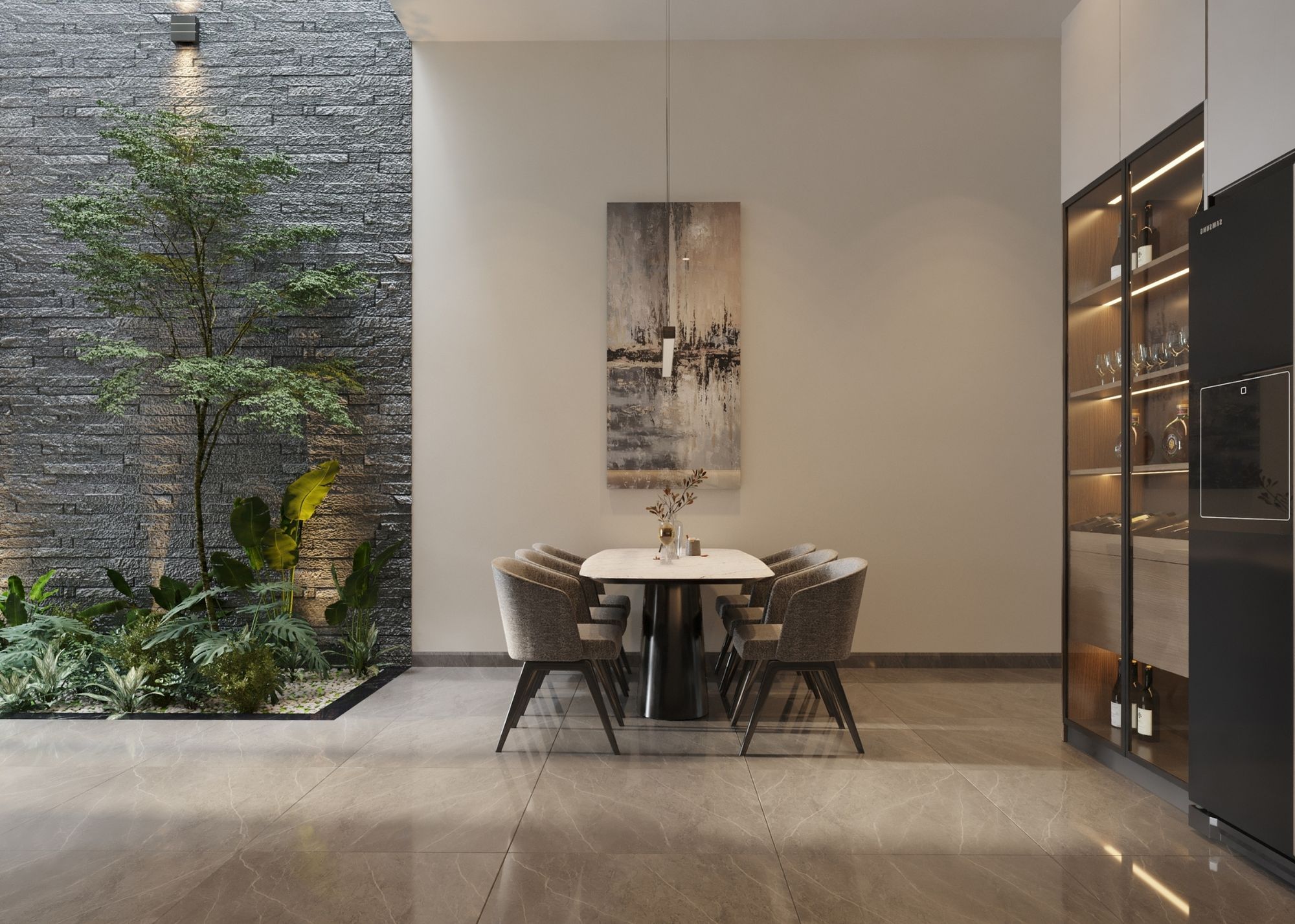 thiết kế trang trí nội thất nhà ở gia đình