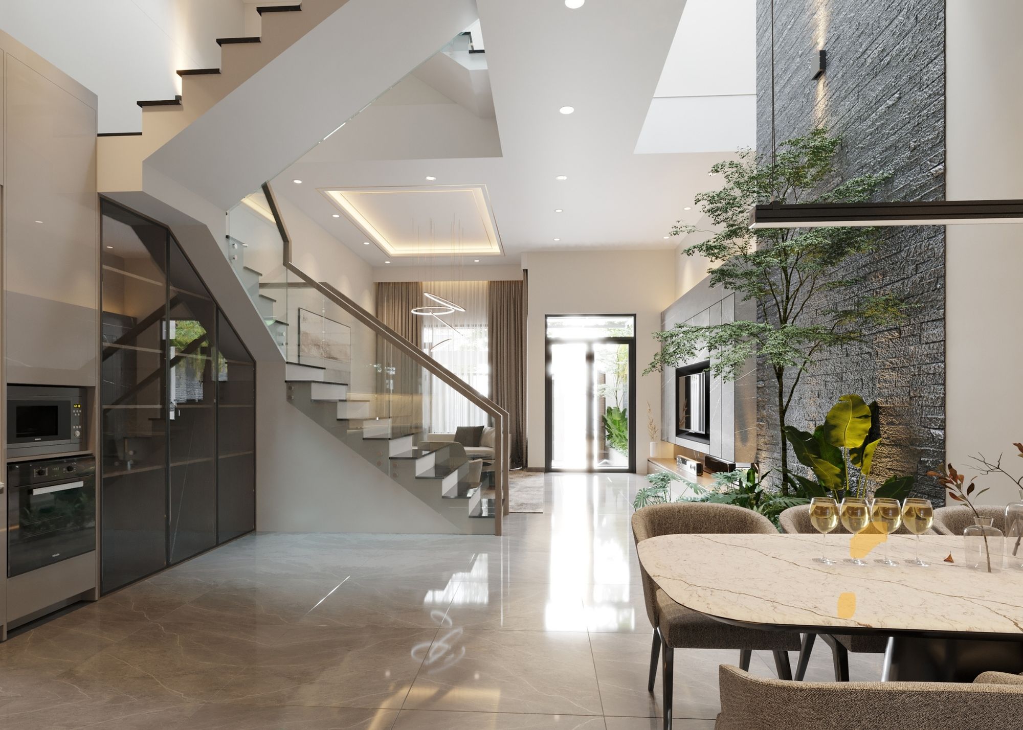 thiết kế trang trí nội thất nhà ở gia đình