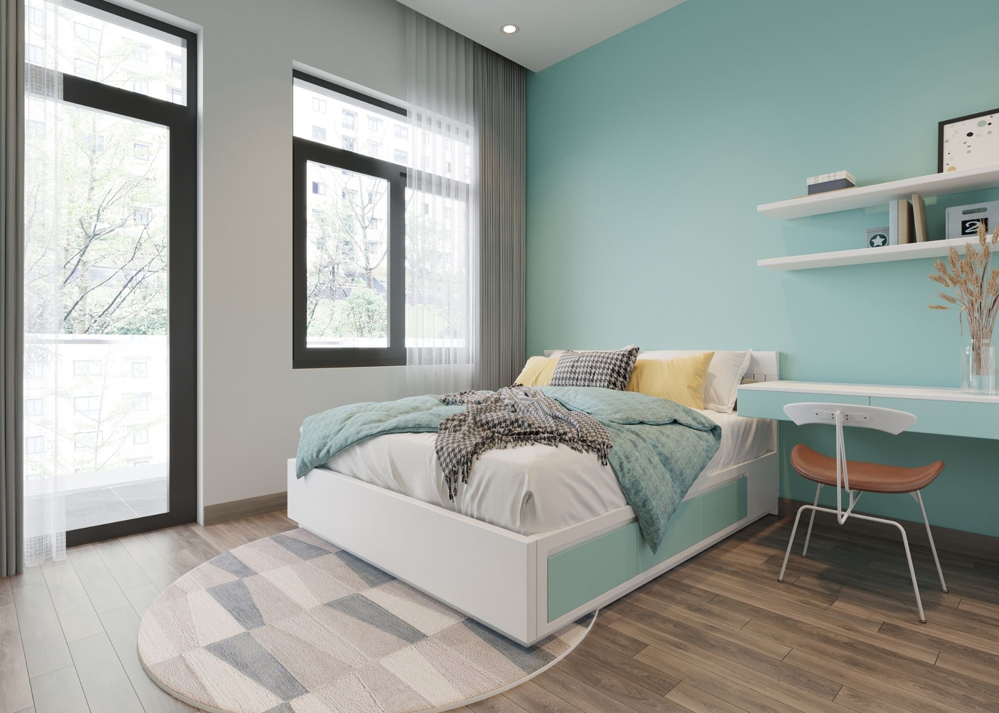 thiết kế nội thất phòng ngủ cho bé