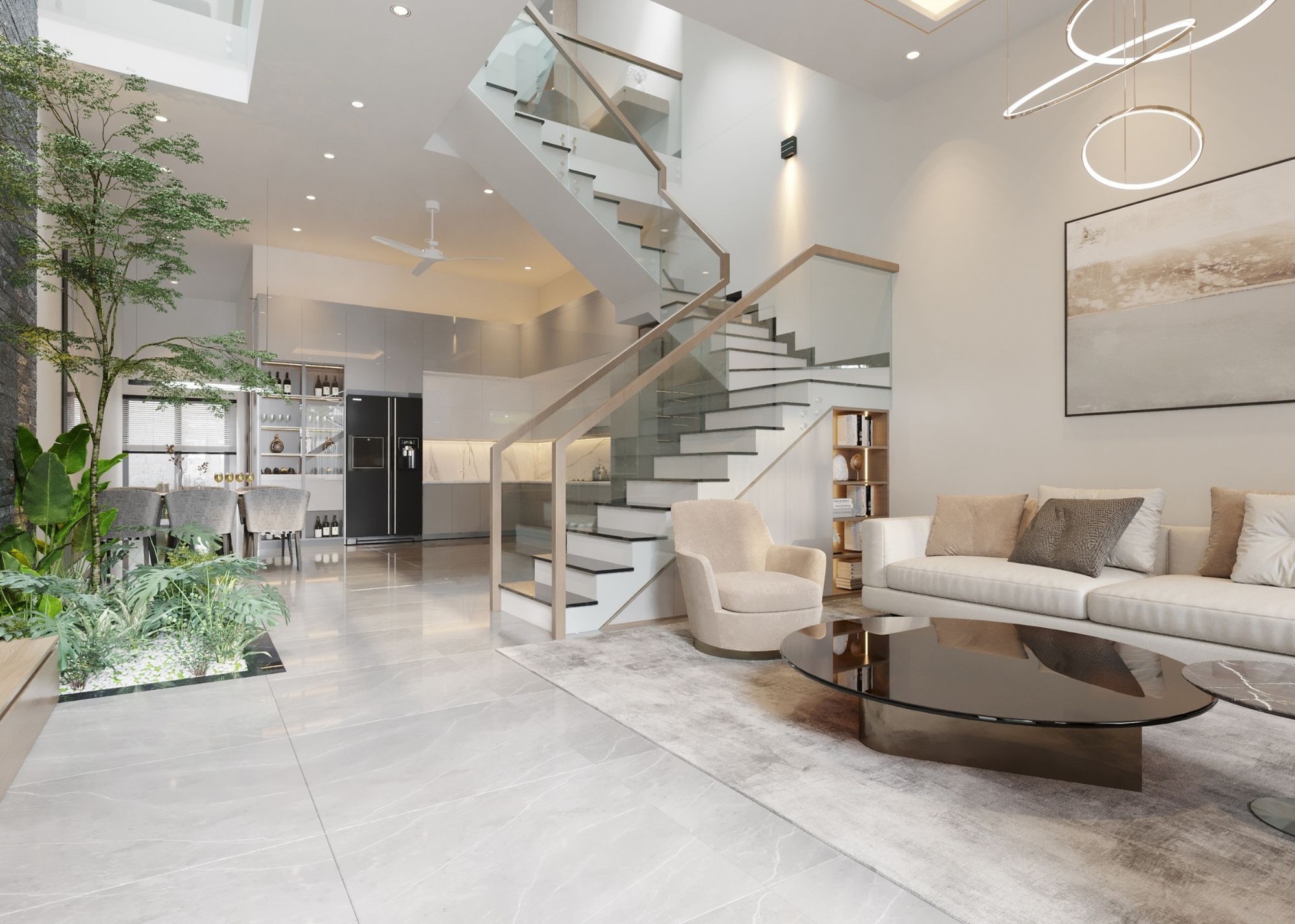 thiết kế trang trí nội thất nhà ở gia đình