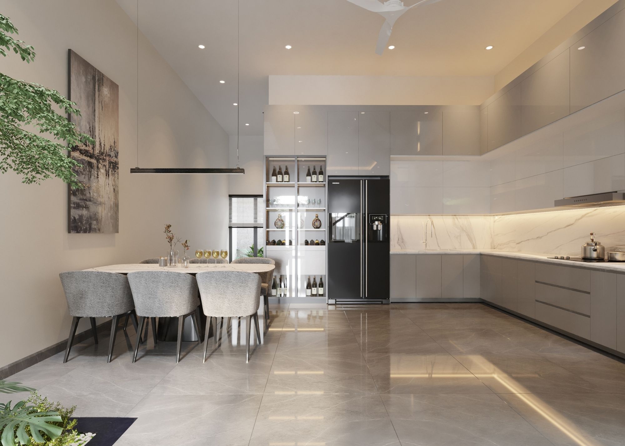 thiết kế trang trí nội thất nhà ở gia đình