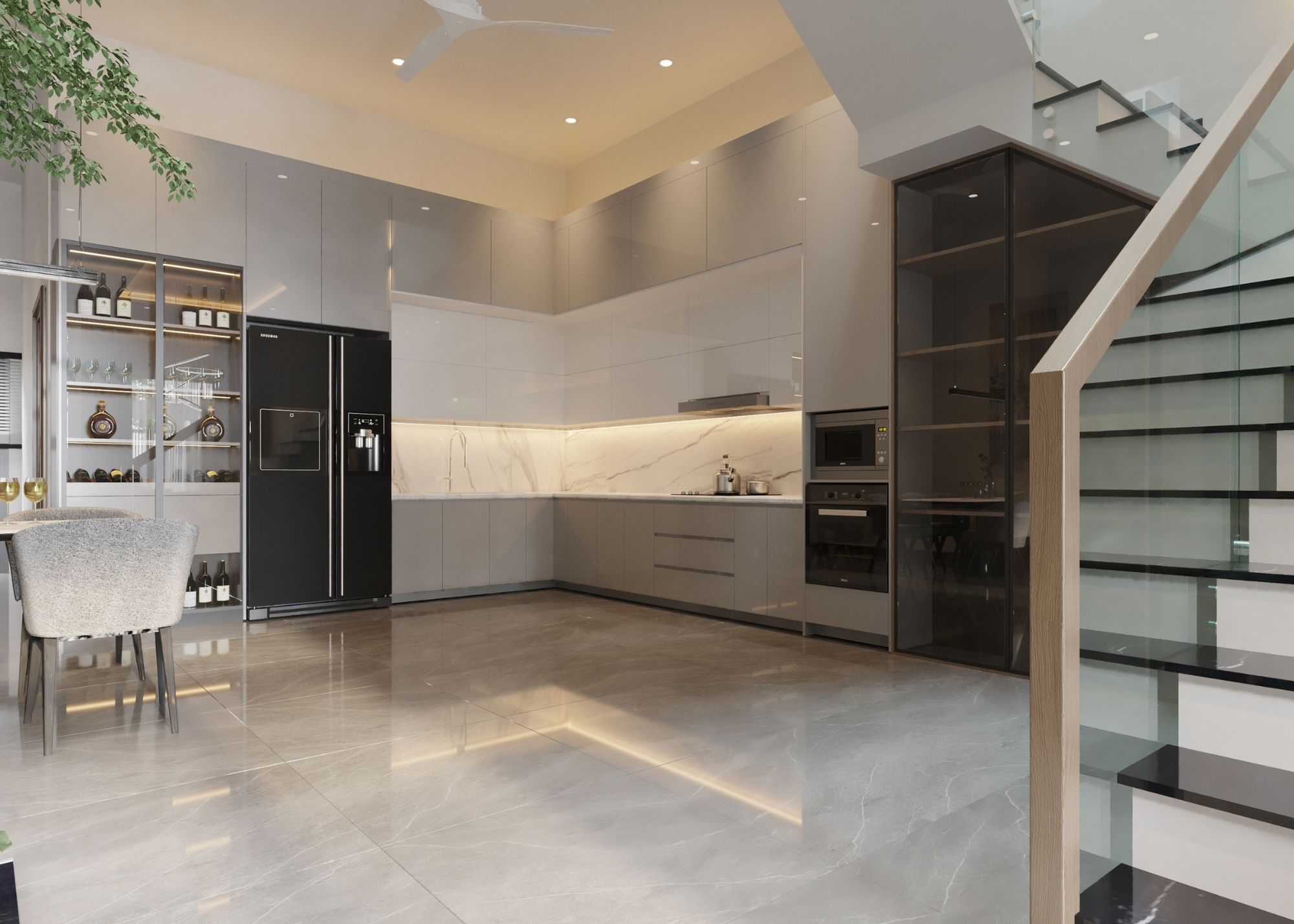 thiết kế trang trí nội thất nhà ở gia đình