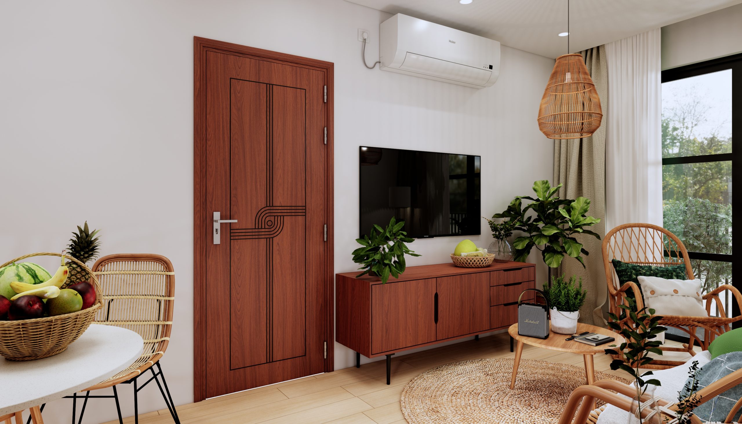 cửa gỗ công nghiệp Melamine
