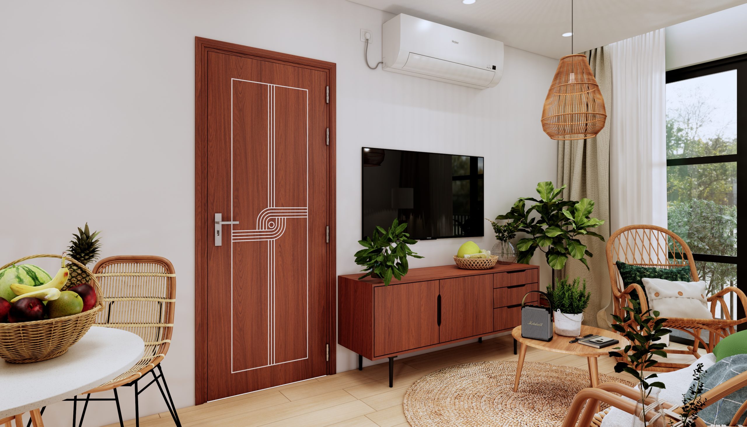cửa gỗ công nghiệp Melamine
