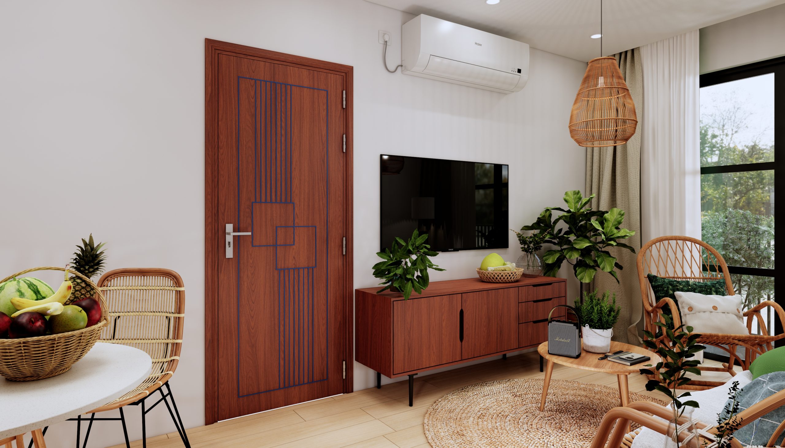 cửa MDF phủ Melamine