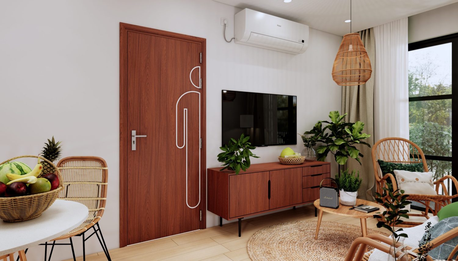 cửa mdf melamine chống ẩm