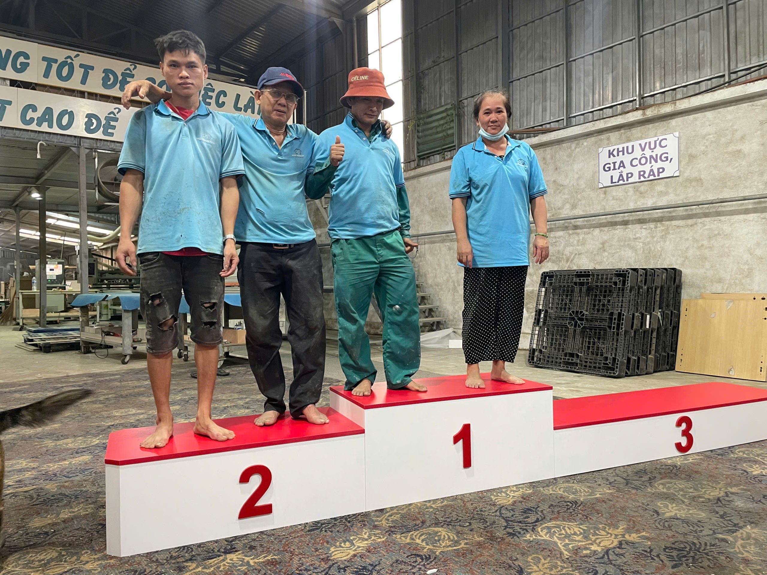 bục phát thưởng thể thao