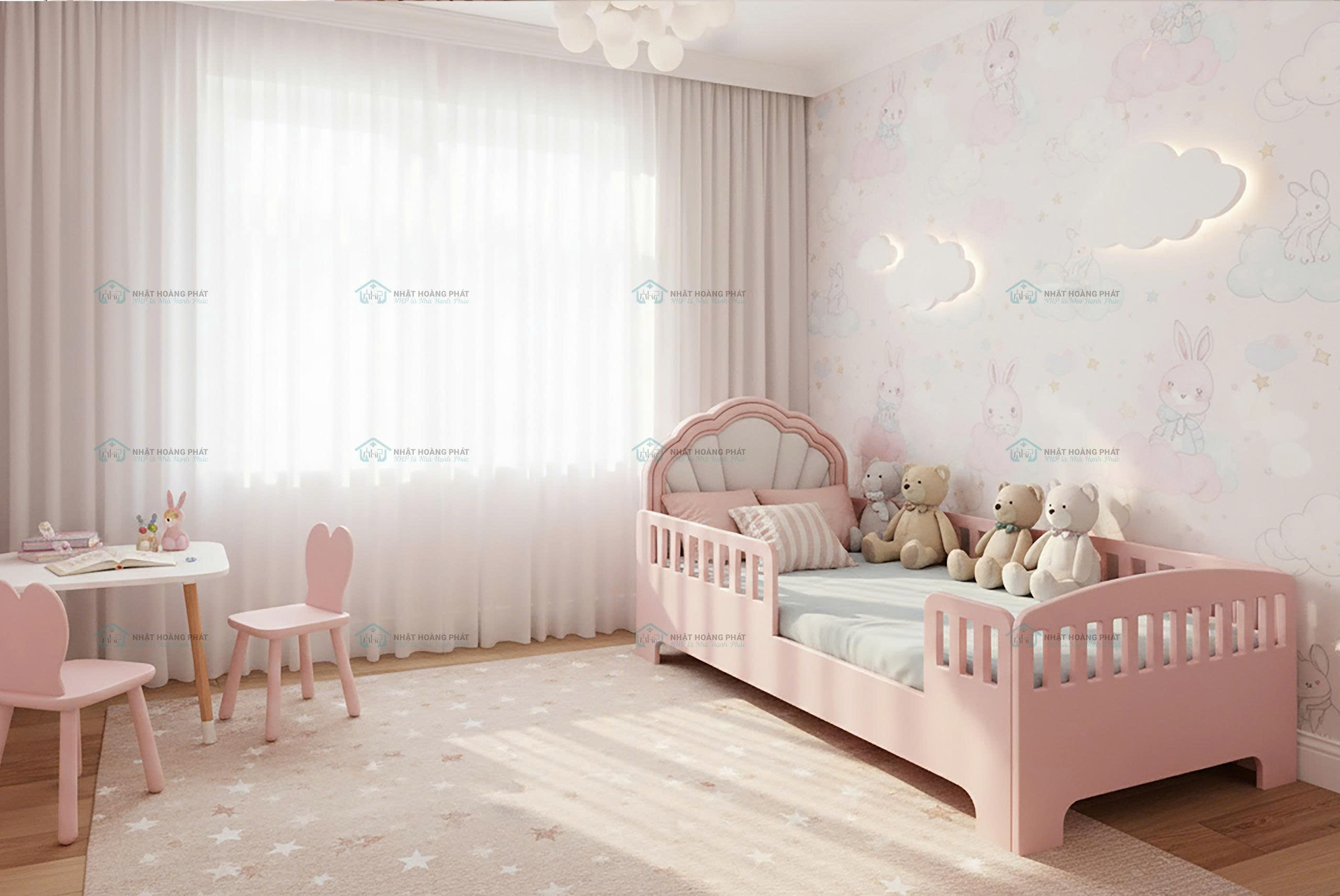 giường cũi MDF phủ melamine