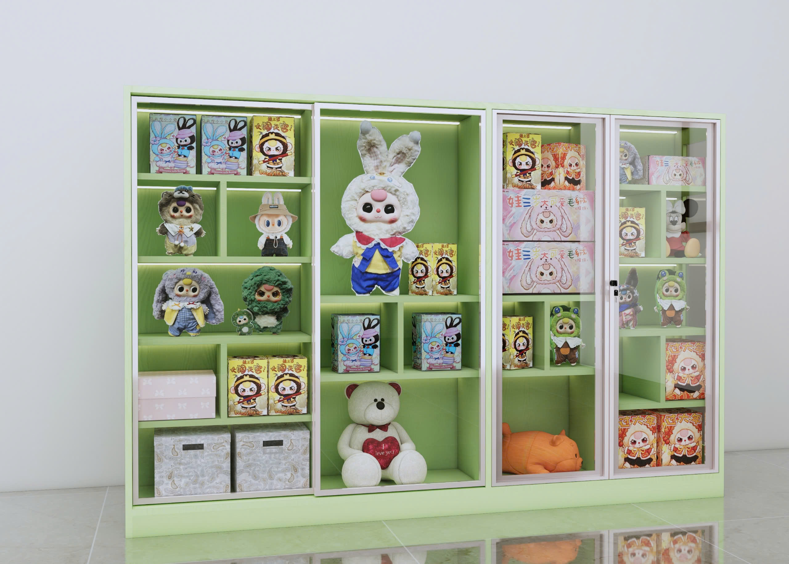 tủ trưng bày mdf melamine