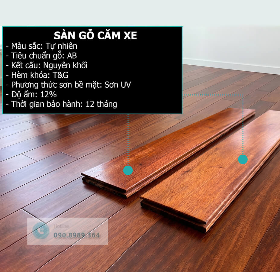 Sàn gỗ căm xe
