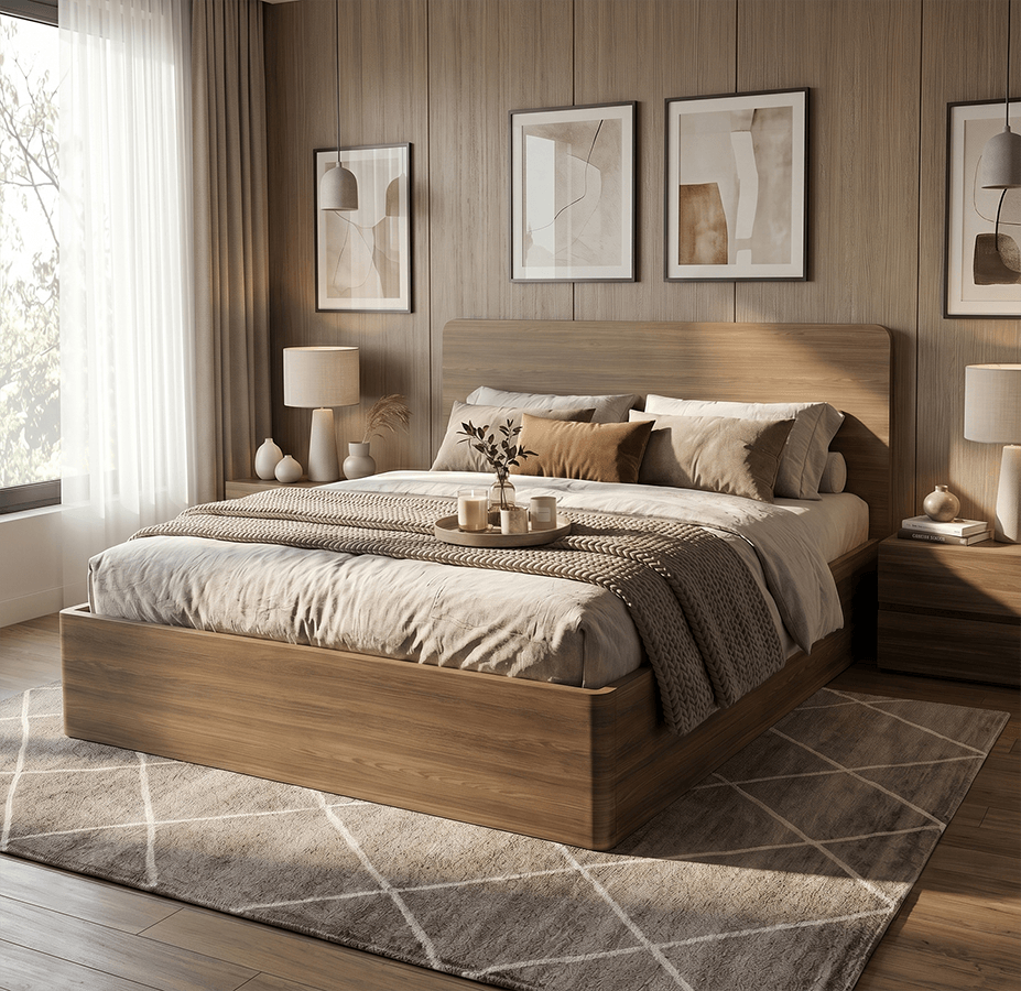 Giường gỗ MDF