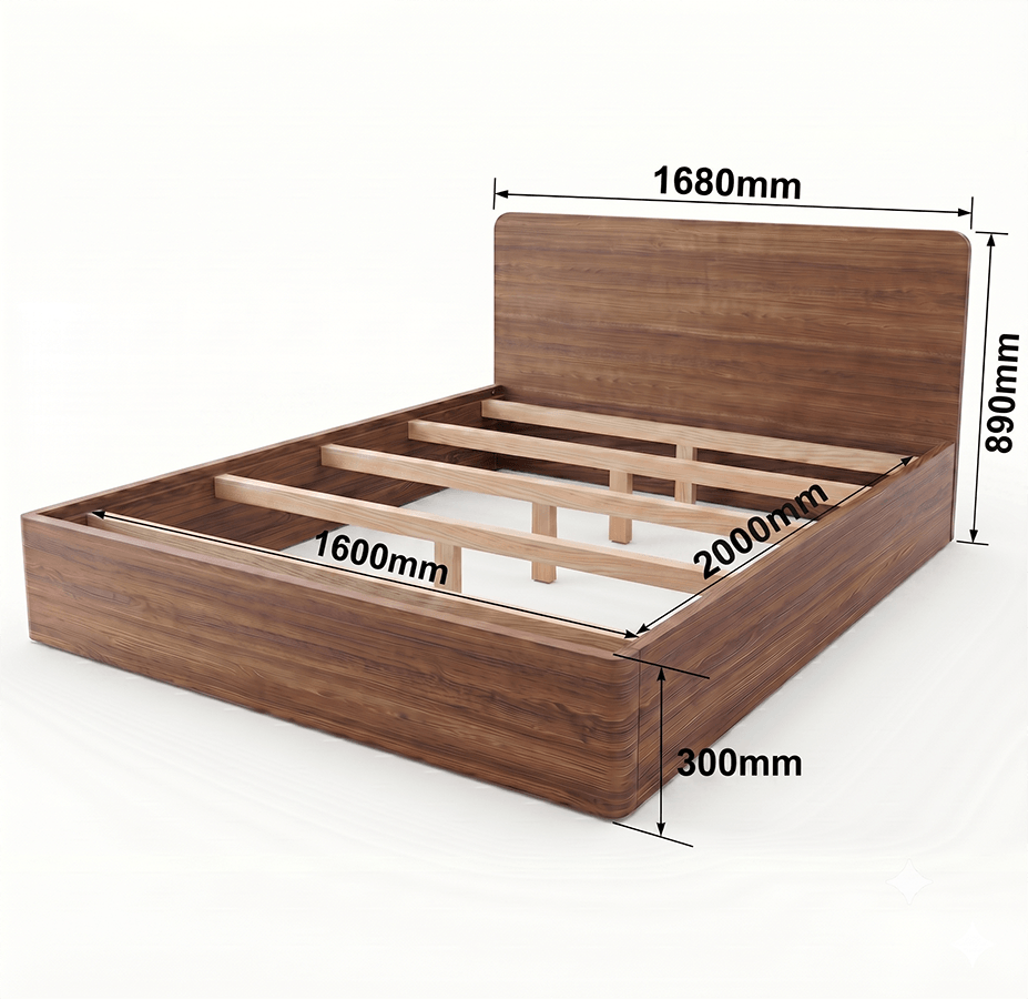 Giường gỗ MDF