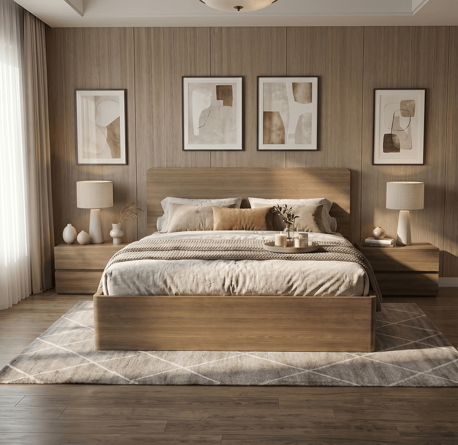 Giường gỗ MDF