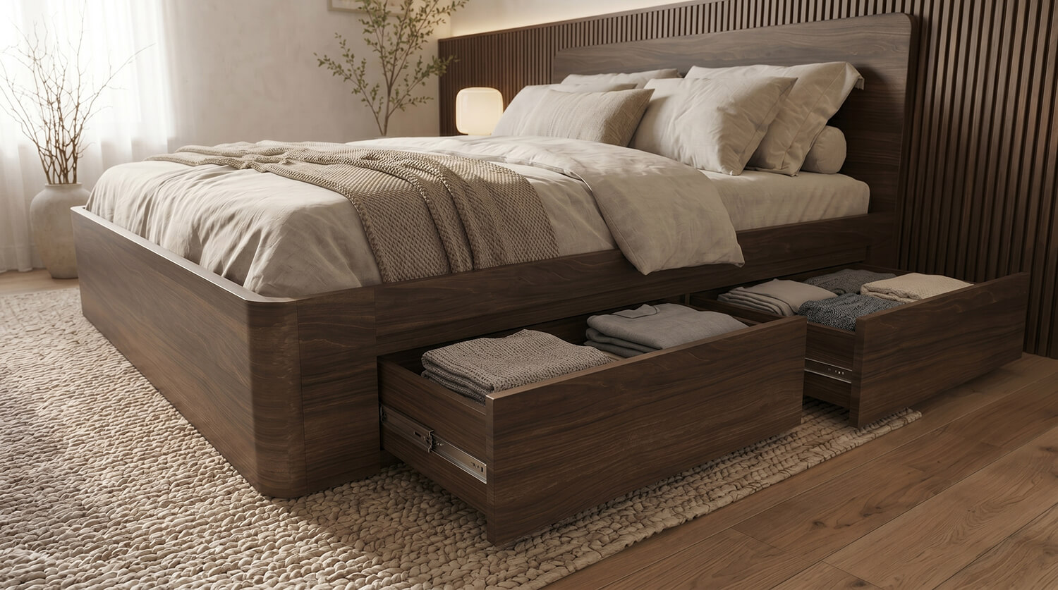 Giường gỗ MDF