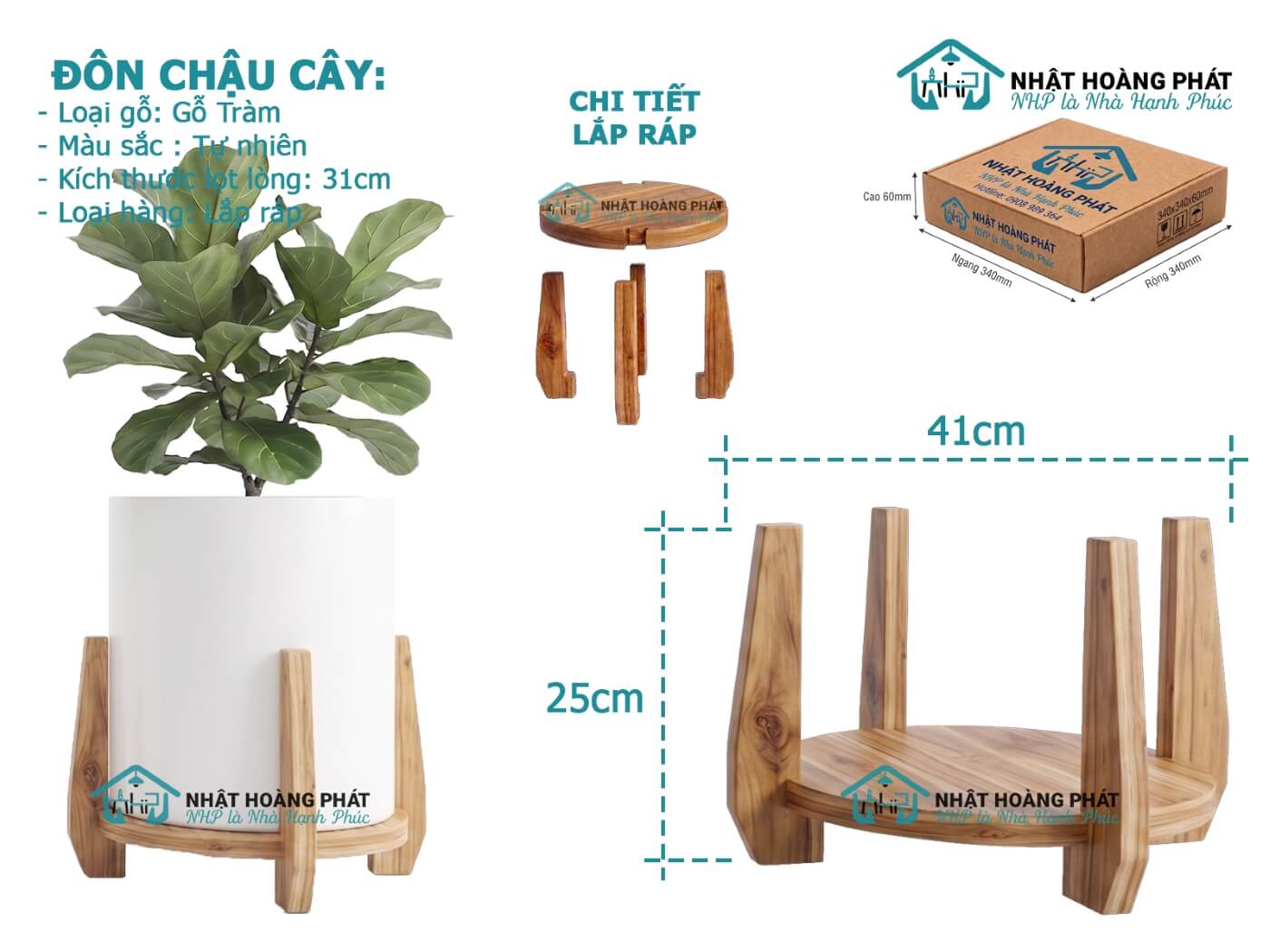 đôn gỗ