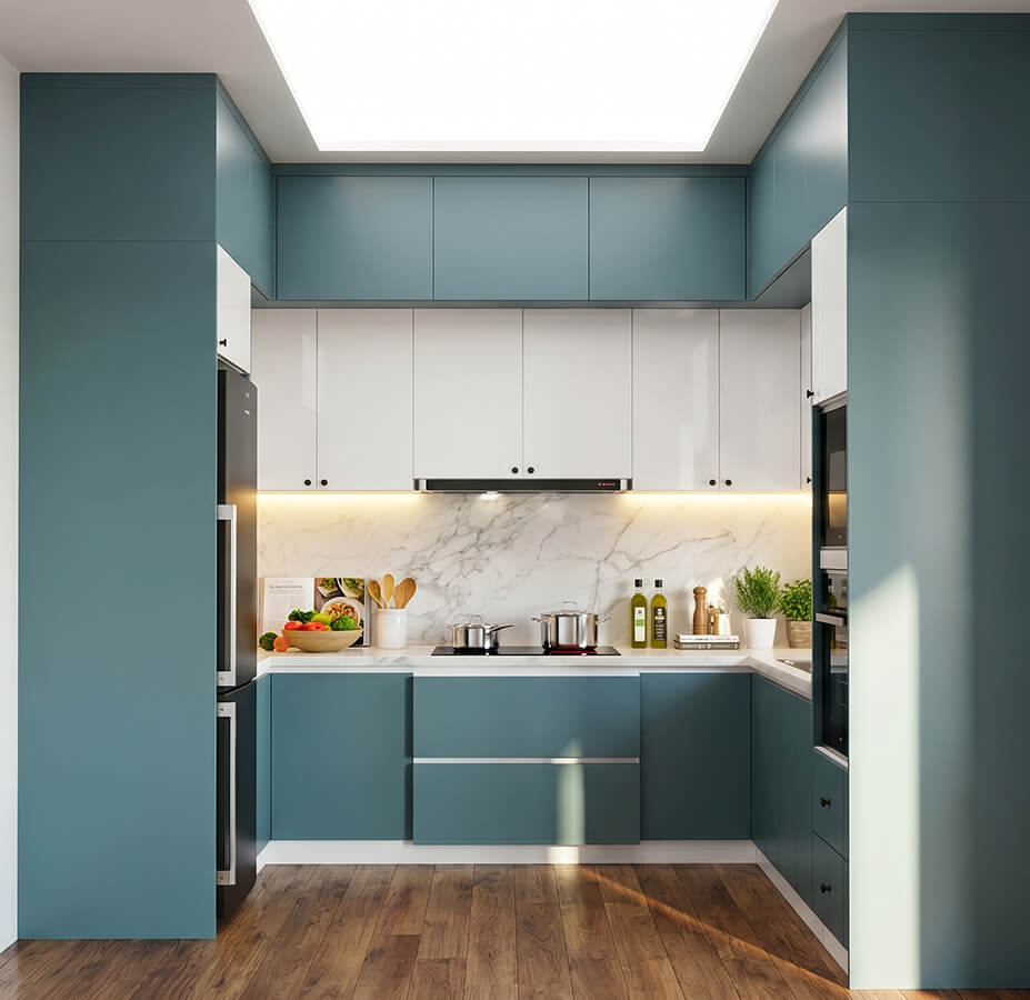 tủ bếp MDF