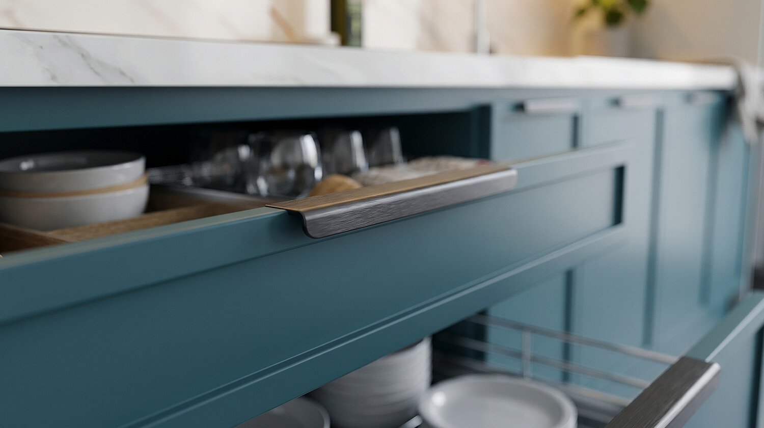tủ bếp mdf