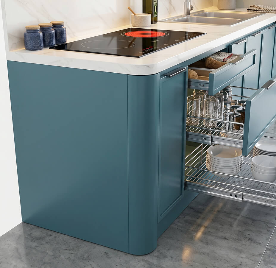 tủ bếp mdf chống ẩm