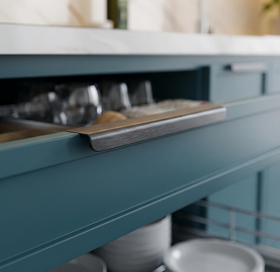 tủ bếp melamine