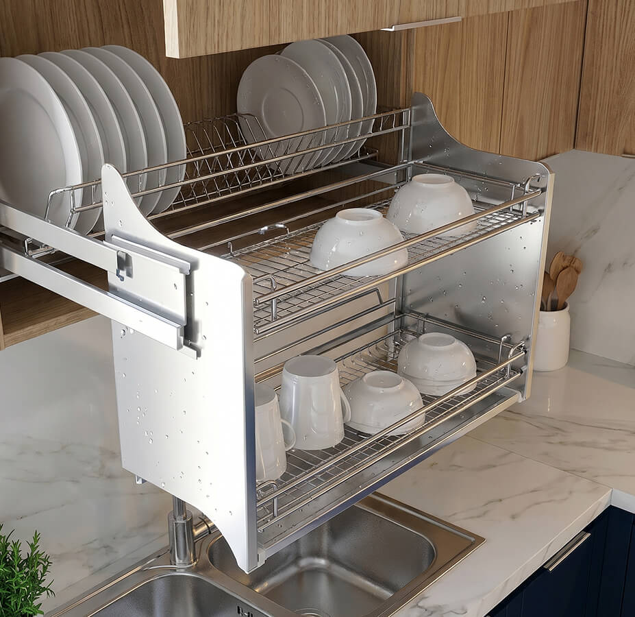 tủ bếp gỗ công nghiệp