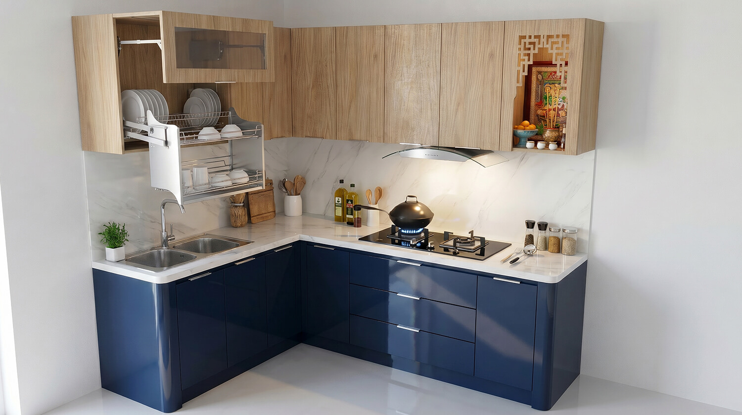 tủ bếp mdf giá xưởng