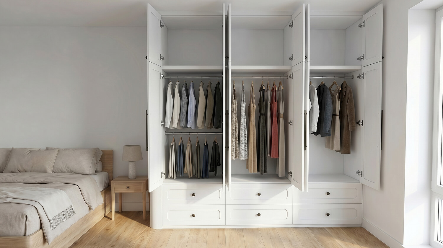 tủ quần áo mdf