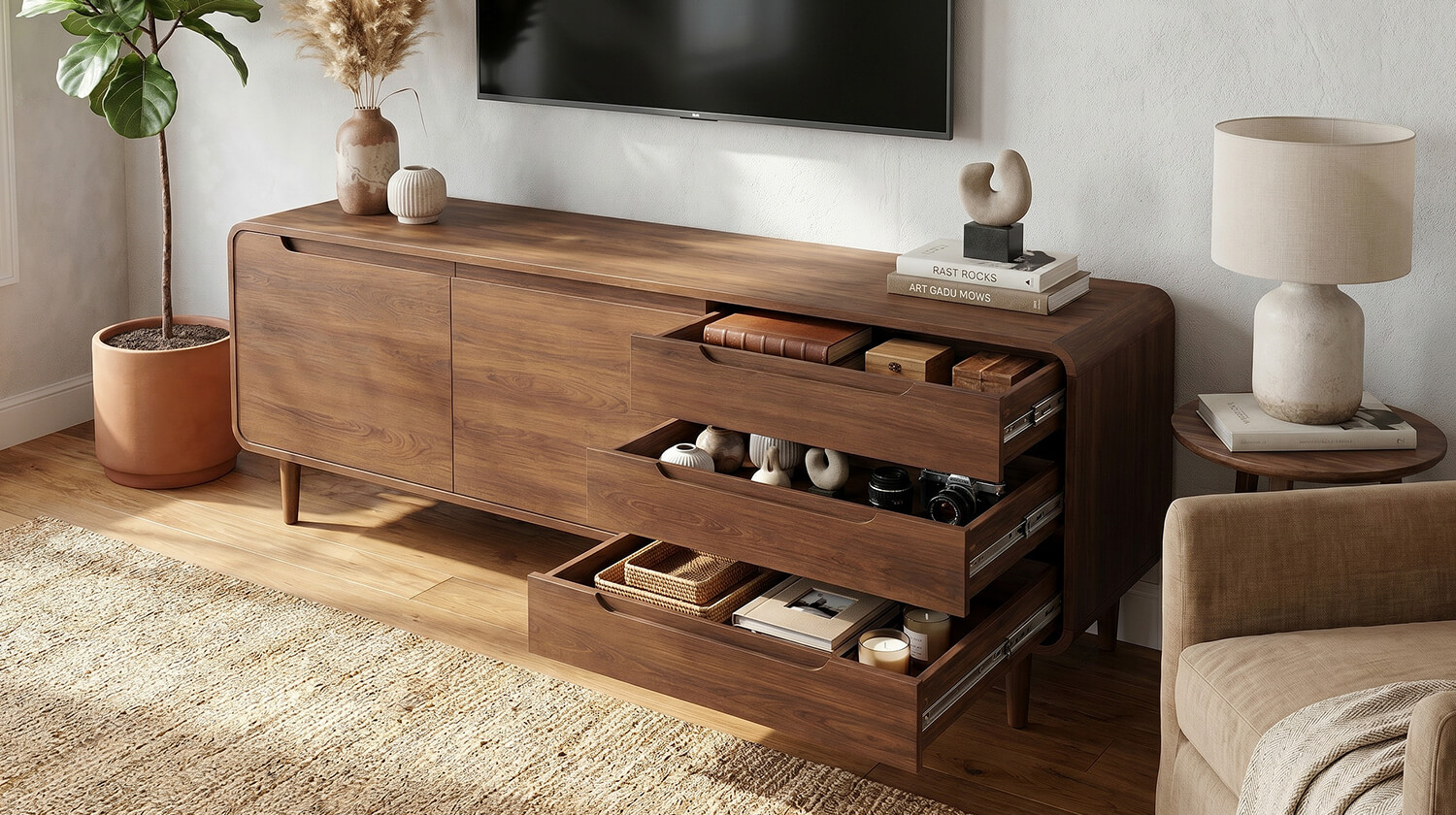 kệ tivi mdf kháng ẩm