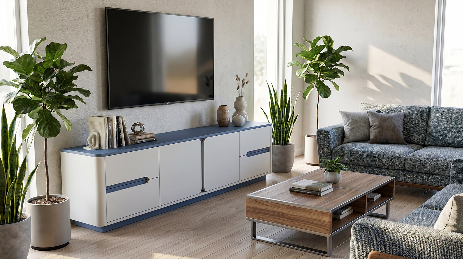 kệ tivi mdf chống ẩm