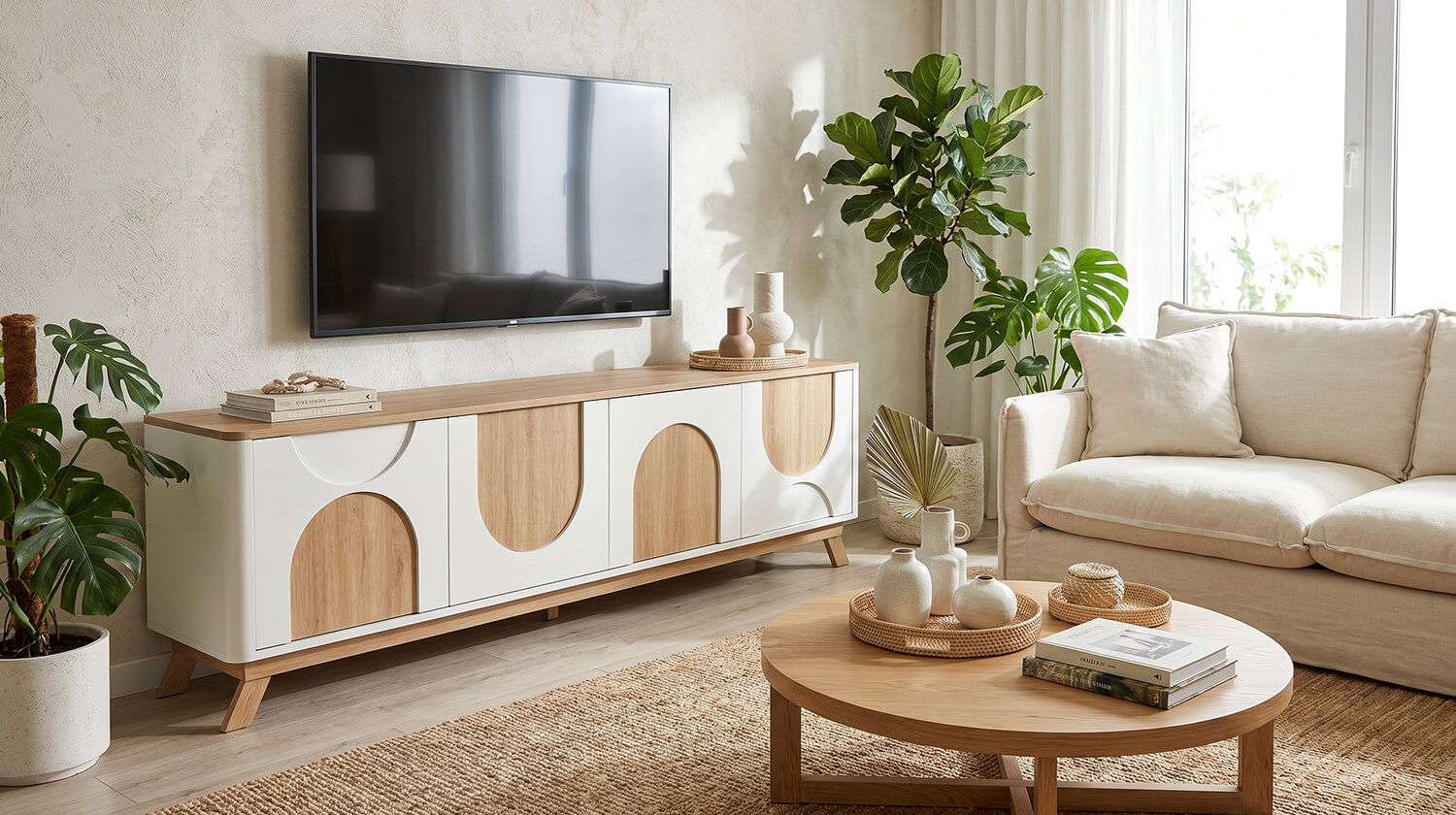 Kệ tivi gỗ mdf melamine