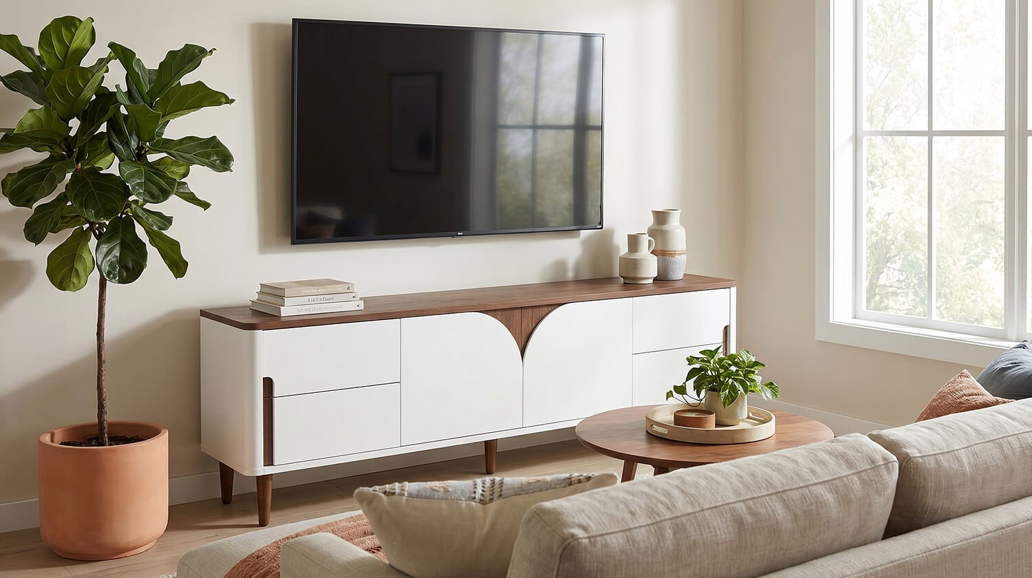 kệ tivi mdf kháng ẩm