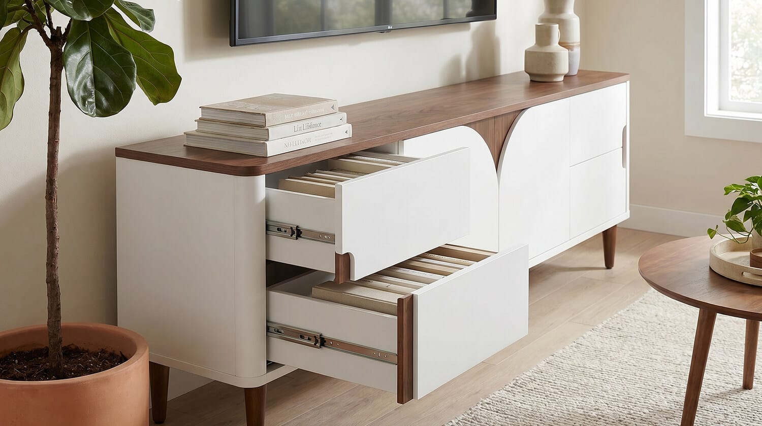 kệ tivi mdf kháng ẩm