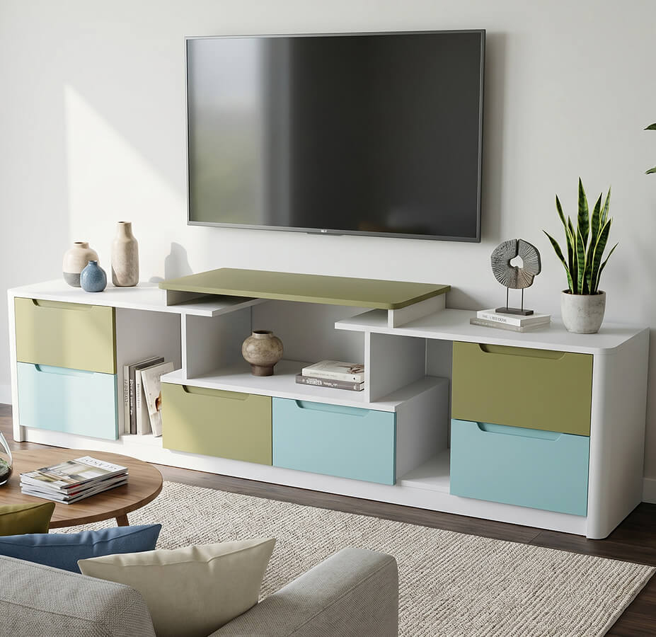 kệ tivi mdf để sàn